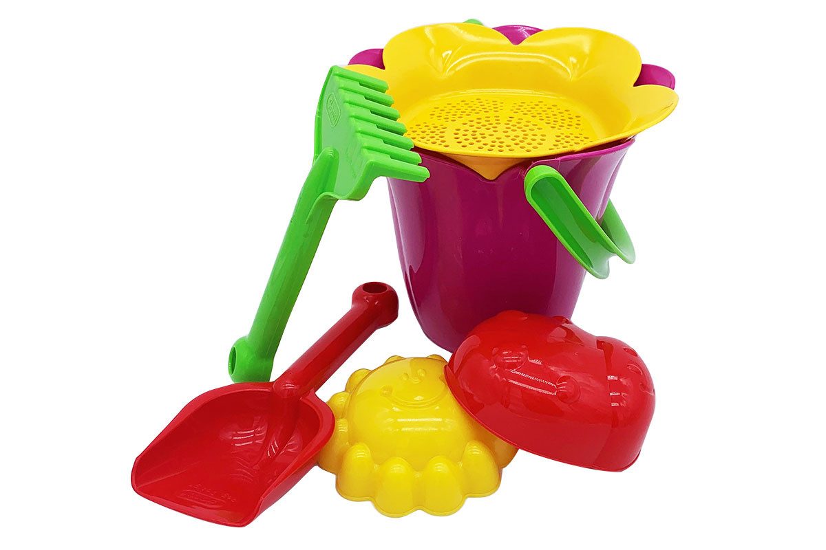 GOWI Sandform-Set Blumeneimer Set, (6-tlg)