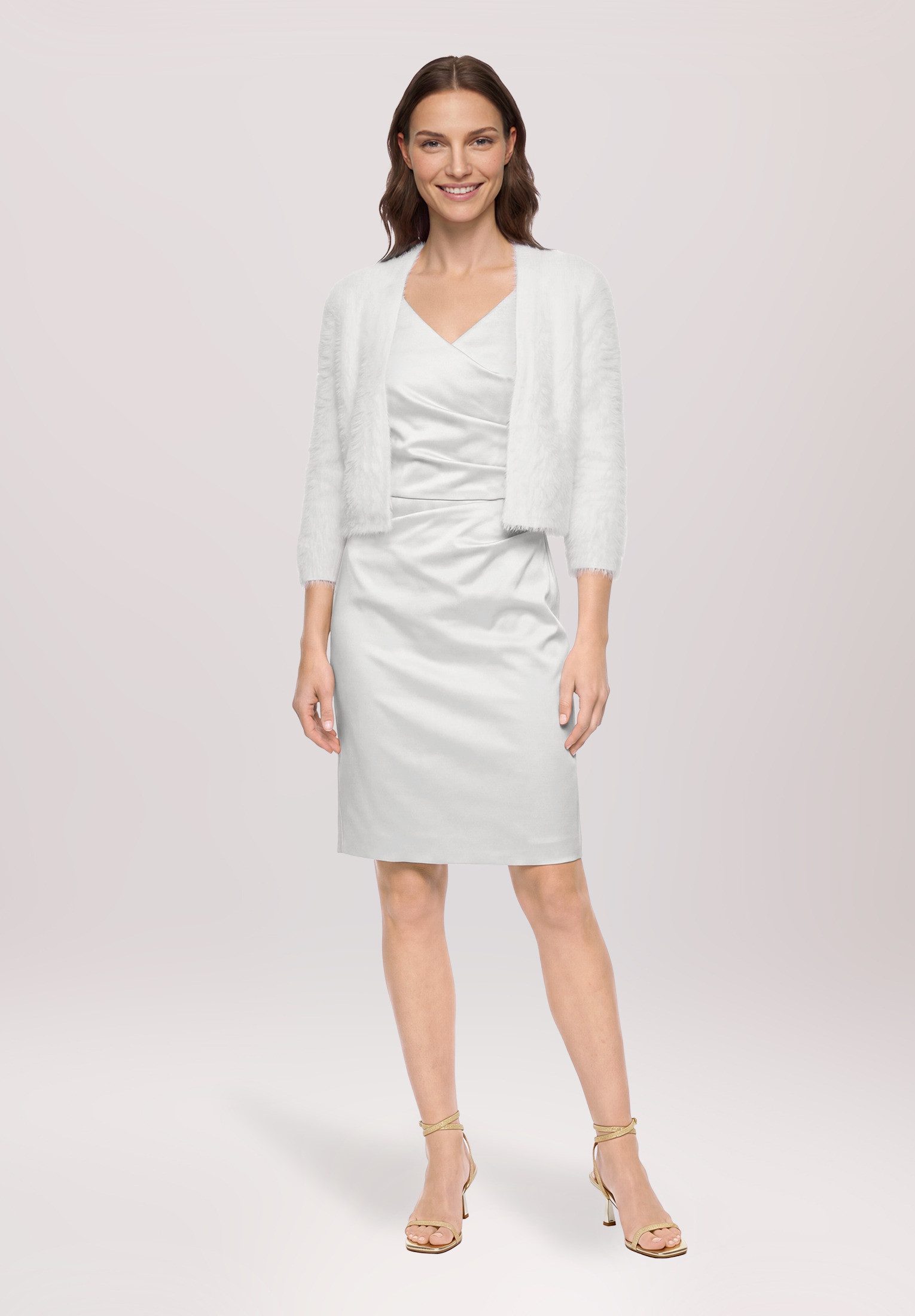 Vera Mont Strickjacke Damen mit Struktur (1-tlg) Struktur