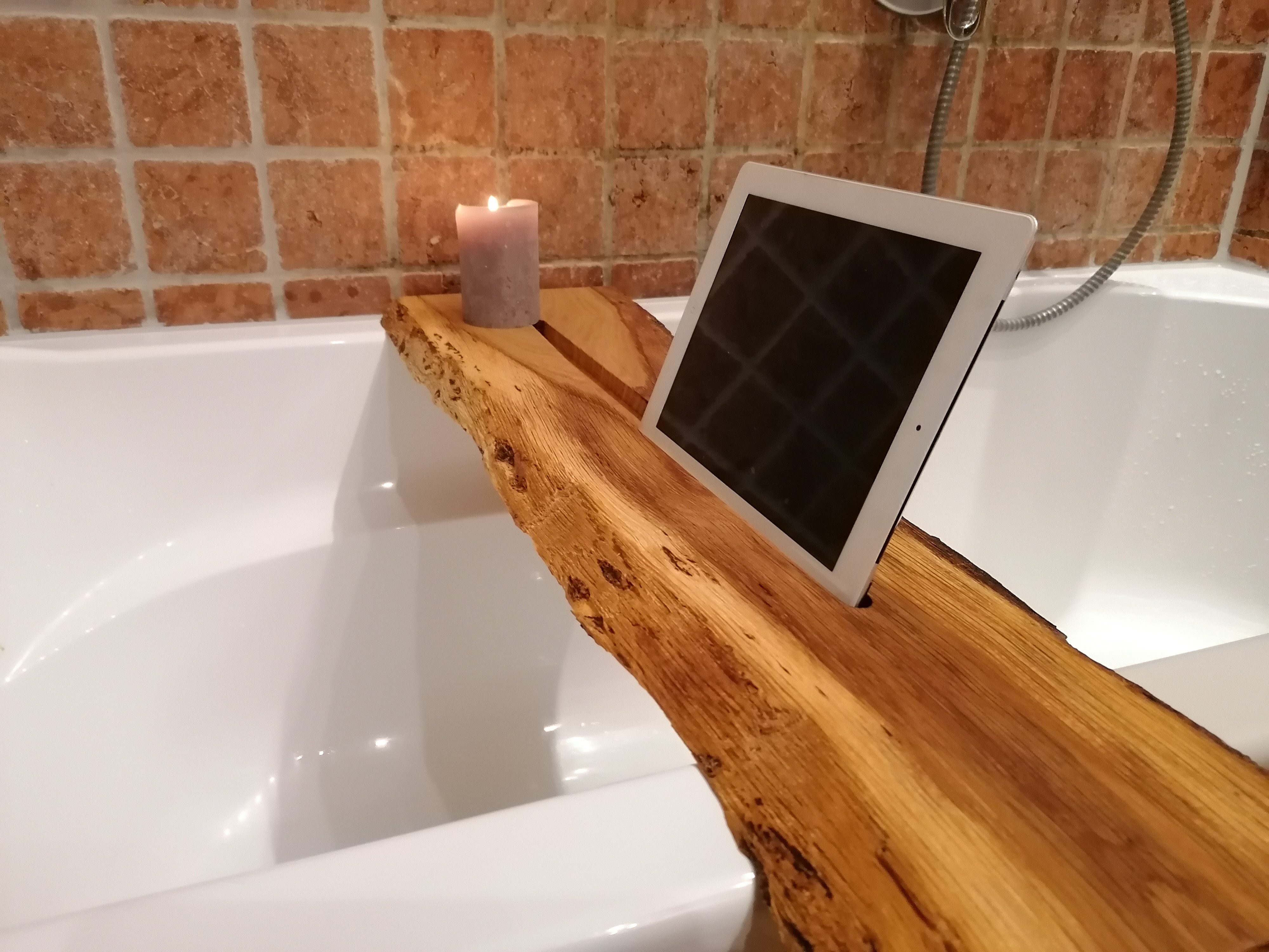 Eli Badewannenablage ELI Badewannenbrett Relax-Rex aus Eiche Massivholz günstig online kaufen