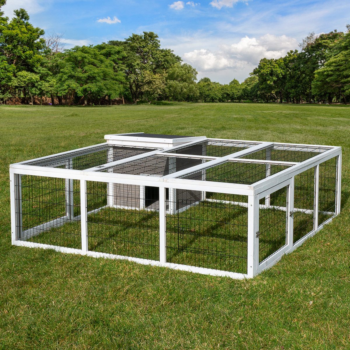 My Animal Kleintierstall XXL Hasenstall MH-08 - Freilaufgehege mit Haus - W günstig online kaufen