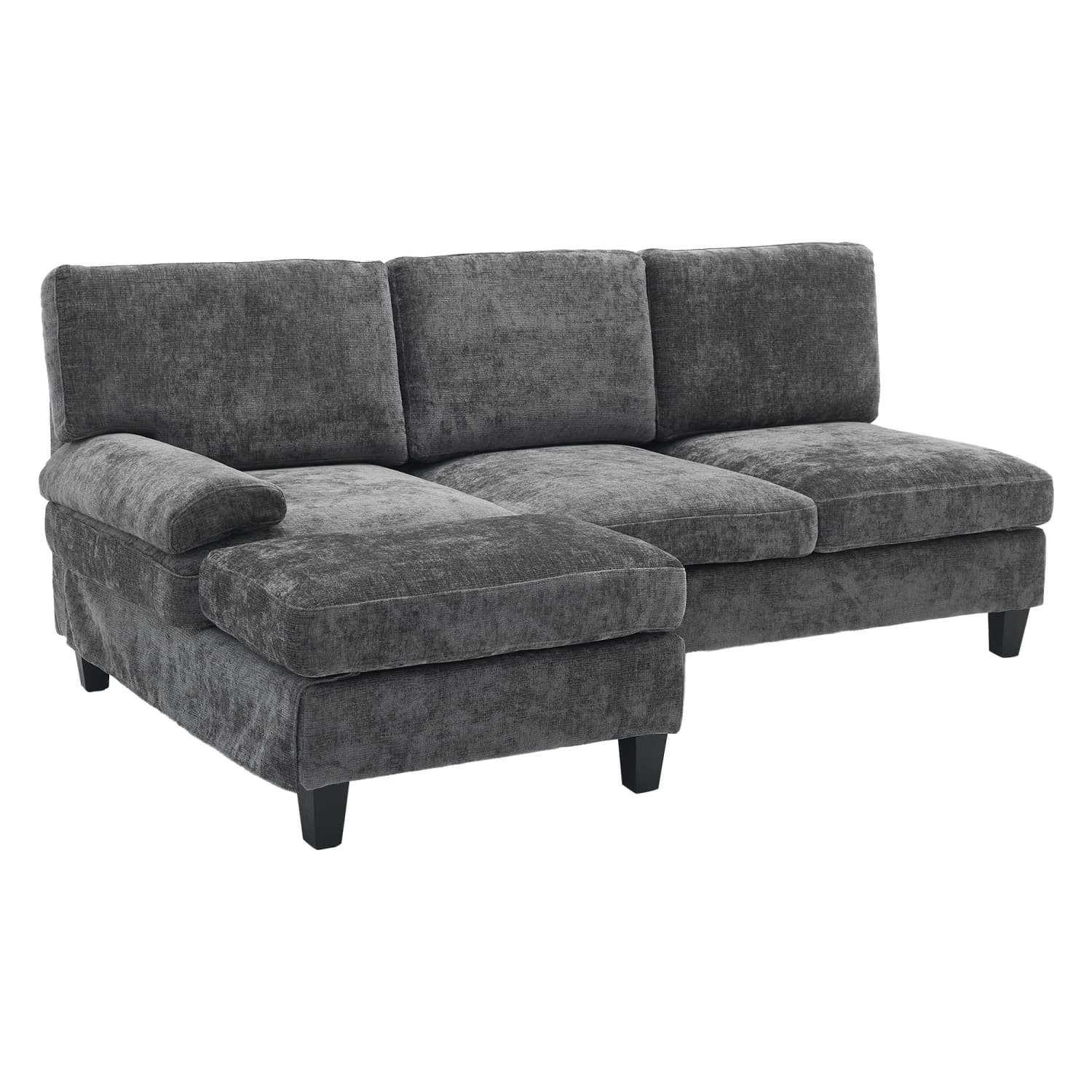 autolock Schlafsofa Gepolstertes Sofa und Couch,3-Sitzer-Sofa Ecksofa für Wohnzimmer, 194*118*81cm Sofabett und L-förmiges Schlafsofa,Freizeitsofa
