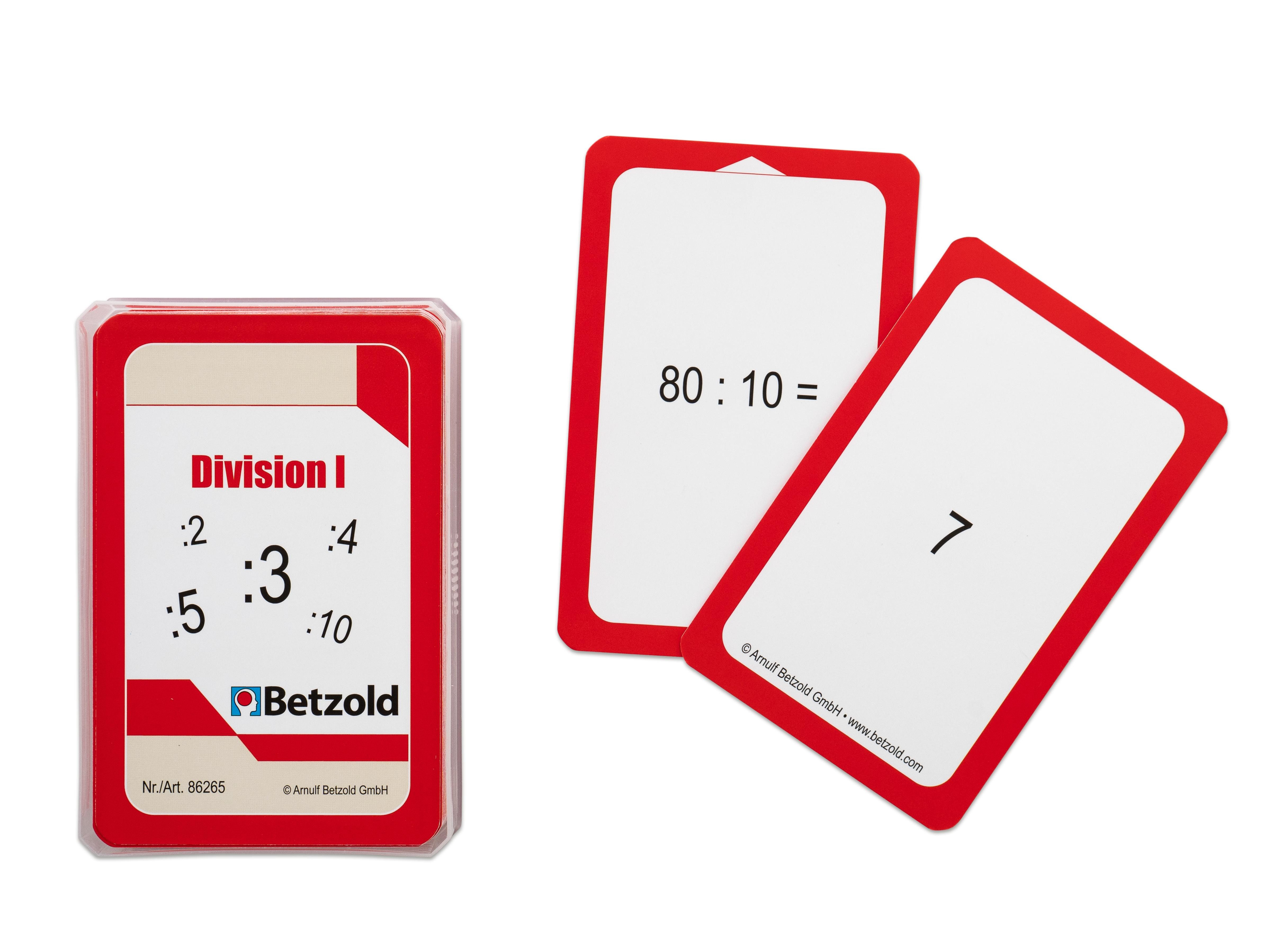Betzold Lernspielzeug Division - Karten für den Magischen Zylinder