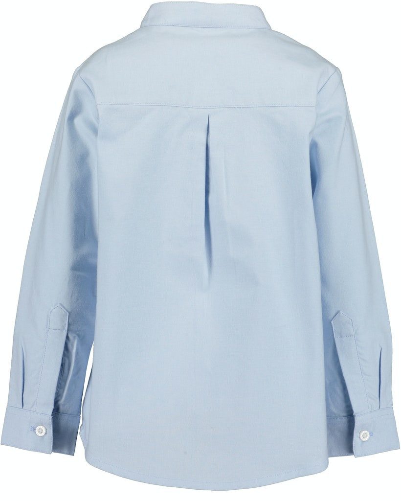 Blue Seven Langarmhemd Blue Seven Jungen Hemd Stehkragen Langarm hellblau (1-tlg., kein Set)