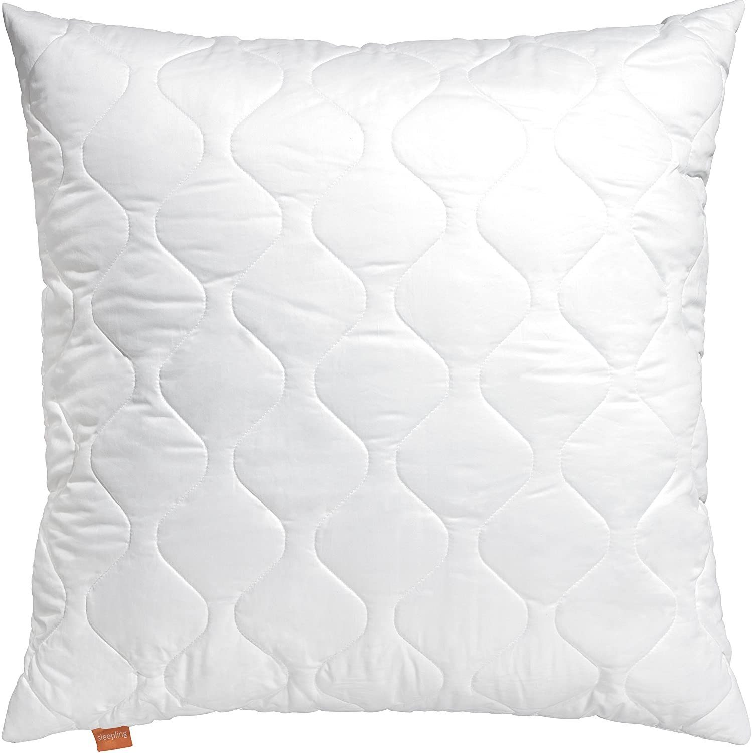 sleepling Microfaserkissen Basic 100 - Sets, Füllung: 100% Mikrofaser, Seitenschläfer, Rückenschläfer, Bauchschläfer, für Allergiker geeignet, waschbar und trocknergeeignet