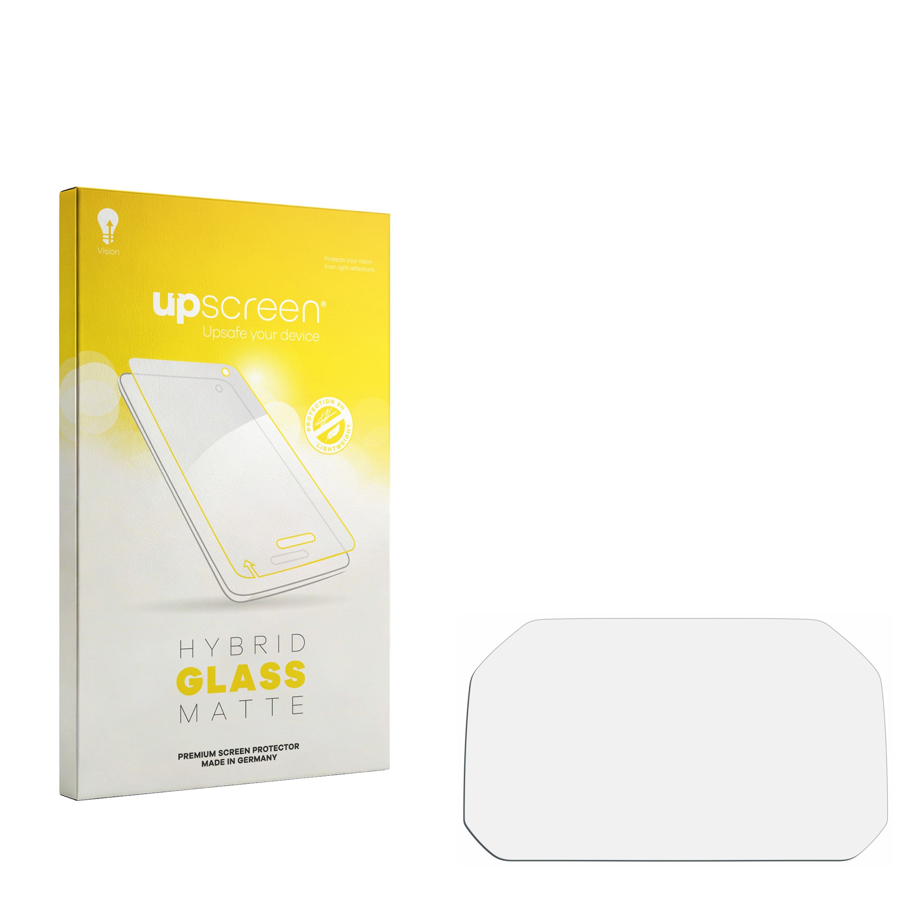 upscreen Displayschutzglas Folie für BMW S 1000 XR 2026 Connectivity TFT 6.5", Schutzfolie Glas Panzer Display Schutz matt