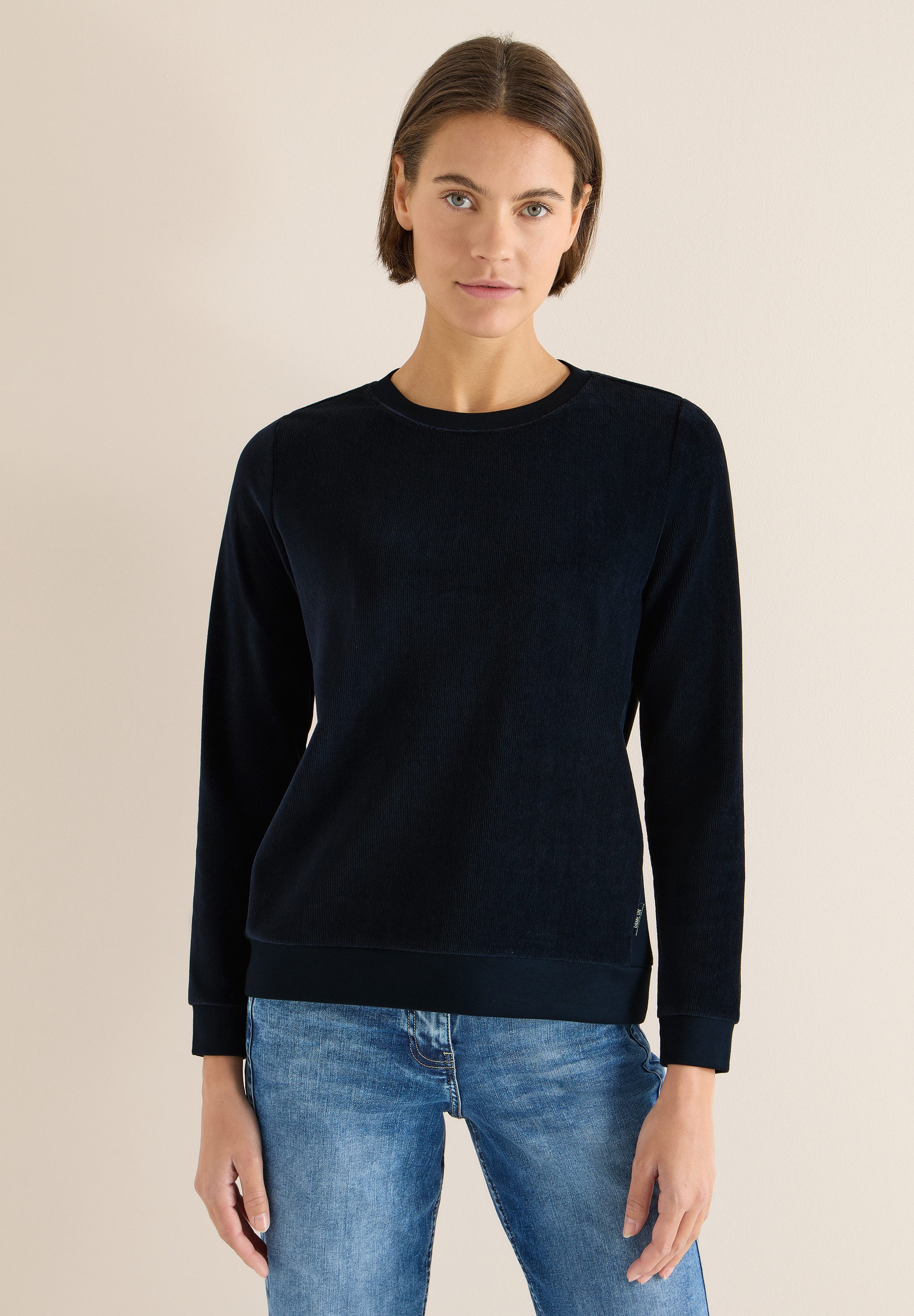 CECIL Langarmshirt mit Rundhalsausschnitt günstig online kaufen