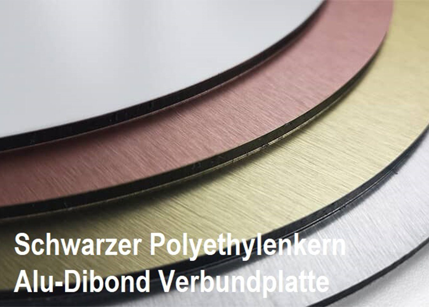 K&L Wall Art Alu-Dibond-Druck Metallposter Art Déco Mosaik Edelsteine Topas Vintage Mucha, Metalloptik Wandbild Ø 20cm