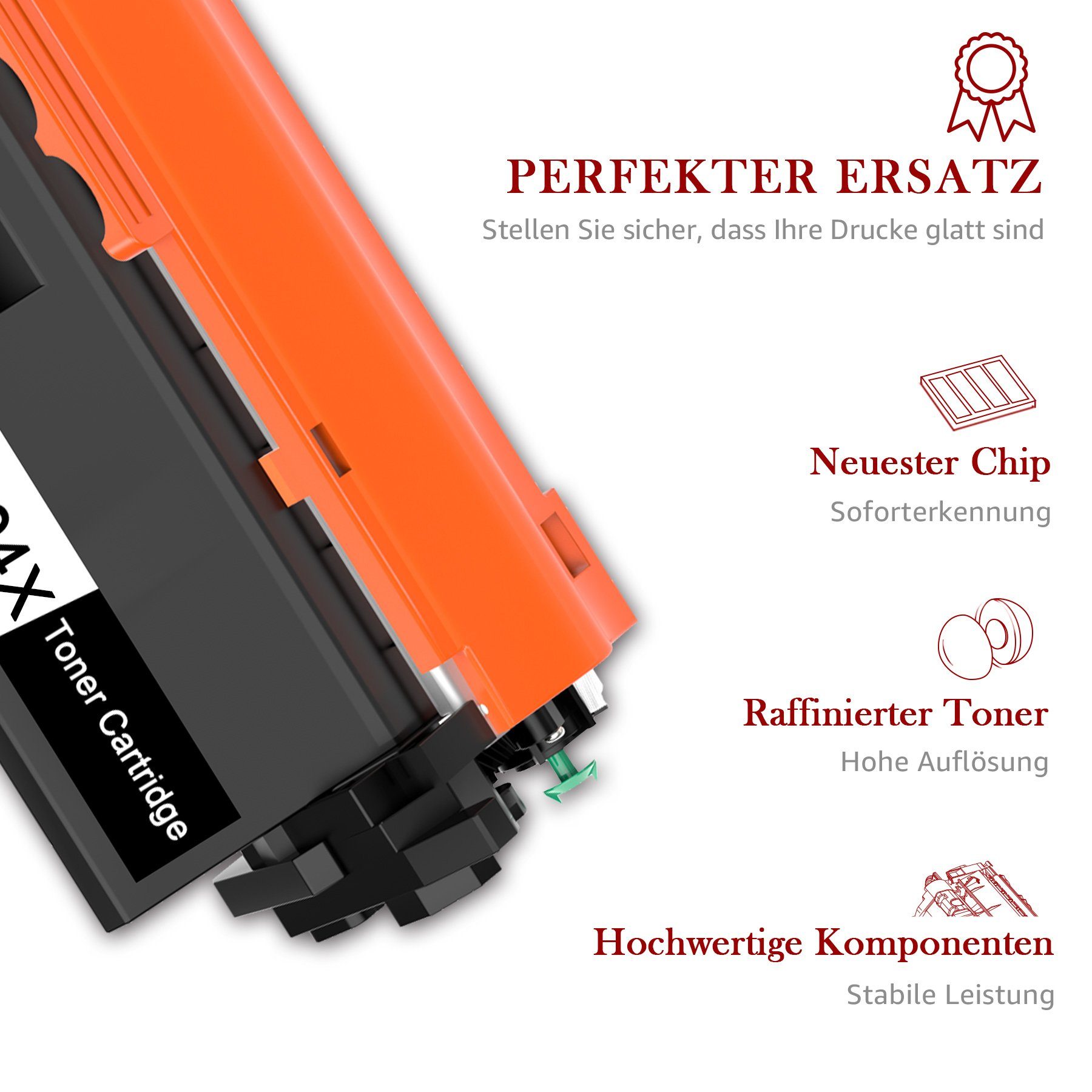 (2-St) CF294A M118dw, Pro für Kingdom Tonerpatrone Laserjet MFP HP 94A M148fdw Toner