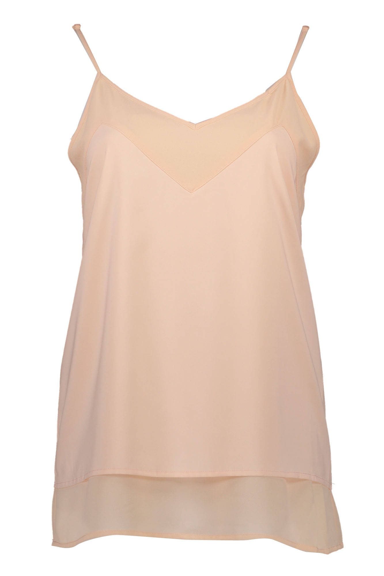 Silvian Heach T-Shirt Rosa Damenspitze Top mit schmalen Trägern und