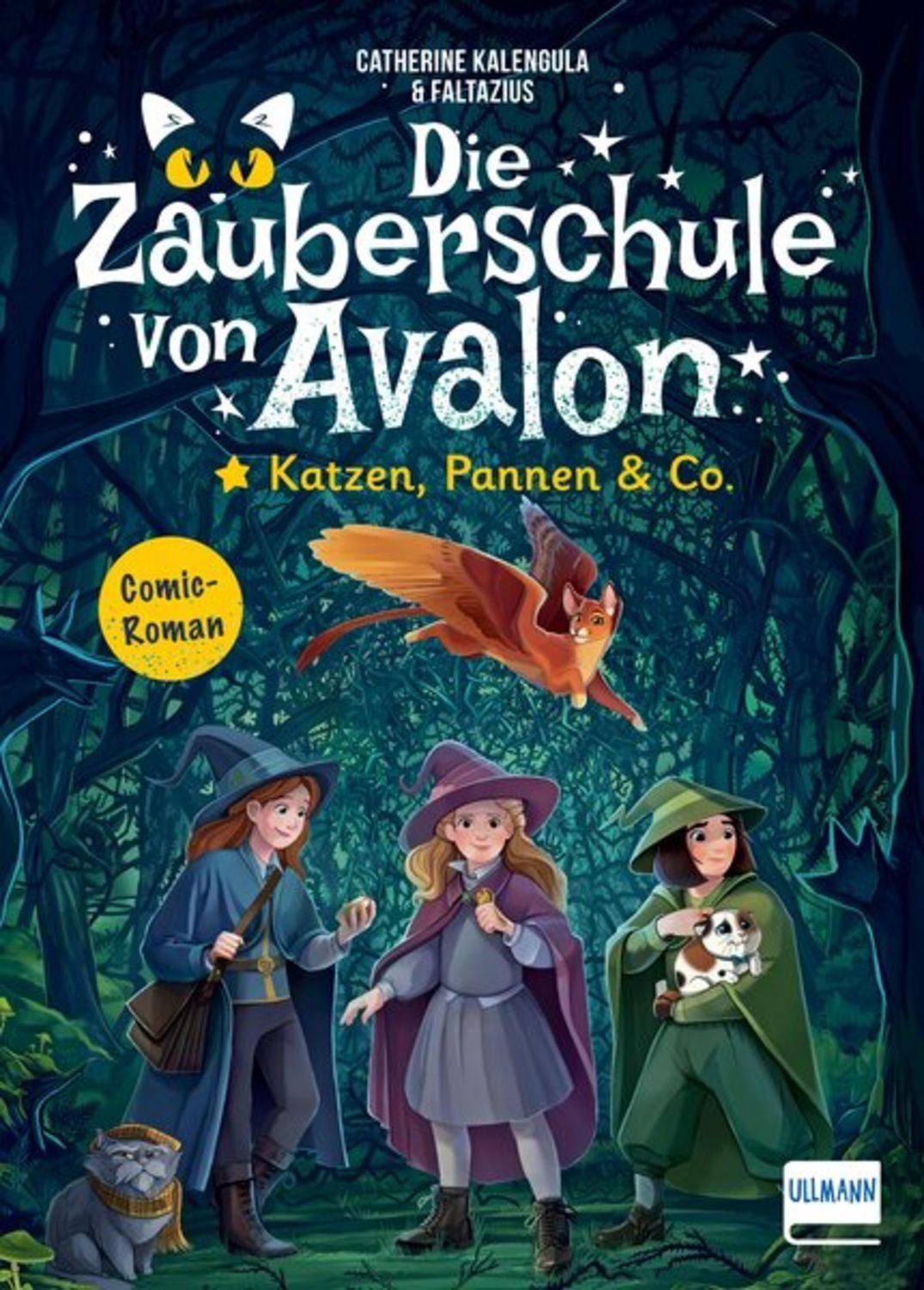 Die Zauberschule von Avalon – Katzen, Pannen & Co. / Catherine Kalengula, Eine packende Mischung aus Abenteuerroman und Graphic Novel für Kinder ab 8 Jahren - voller Freundschaft, Abenteuer und Zauberei!