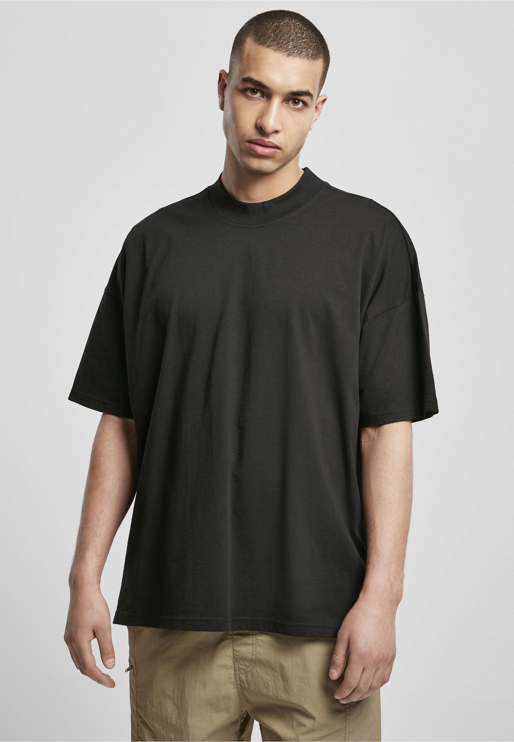 URBAN CLASSICS T-Shirt Urban Classics Herren Oversized Mock Neck Tee (1-tlg)