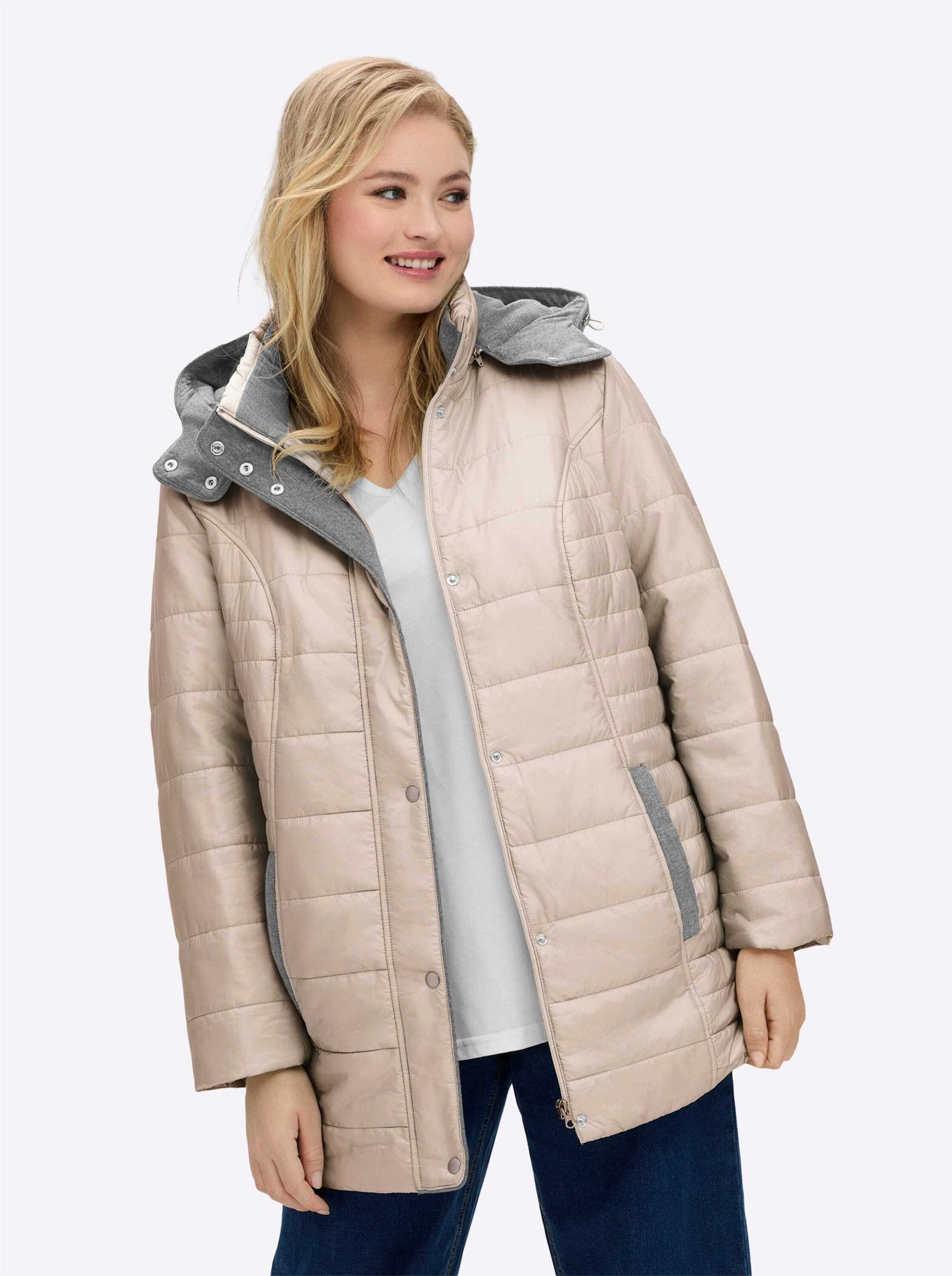 Sieh an! Allwetterjacke Steppjacke Langarm