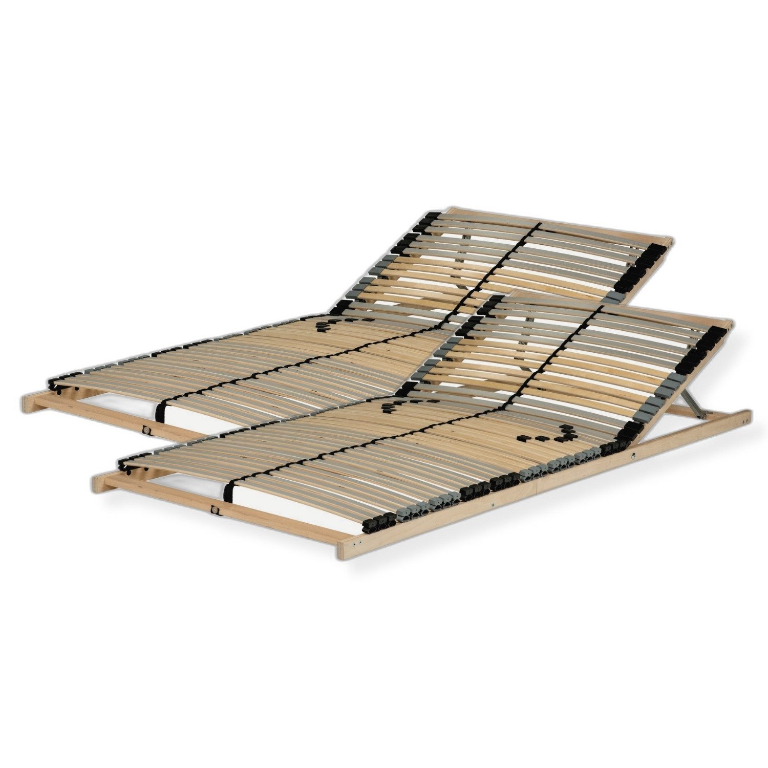 Lattenrost Luxus Star 42 Federholzleisten, Beco, Kopfteil verstellbar, Lattenrost 180x200 cm, bestehend aus 2x Lattenrost 90x200 cm, 8 cm hoch, hergestellt in Deutschland, Selbstmontage