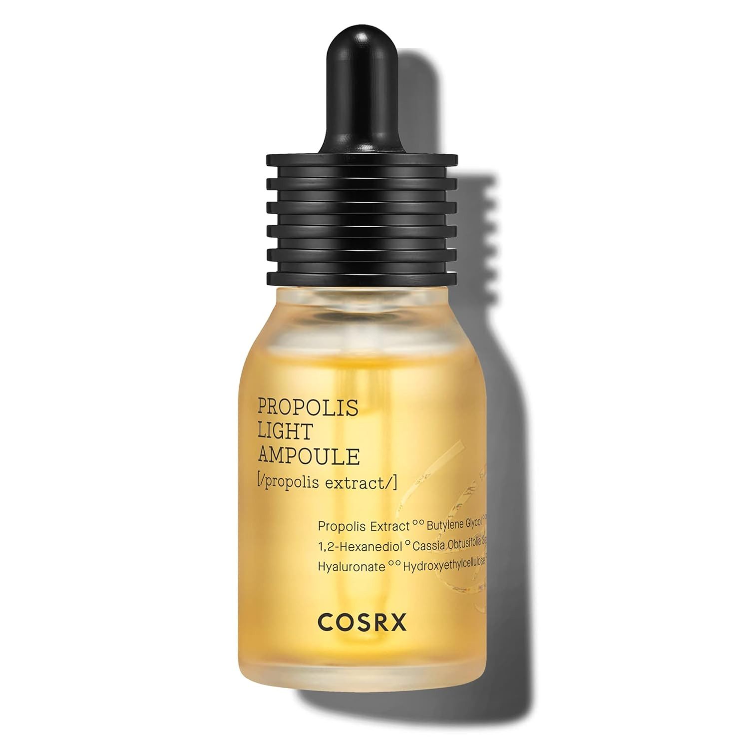 Cosrx Gesichtsserum Full Fit Propolis Light Ampoule – 83% Propolis-Extrakt für strahlende, gesunde Haut, 83% Propolis-Extrakt, schnell einziehend, beruhigt, reduziert Rötungen