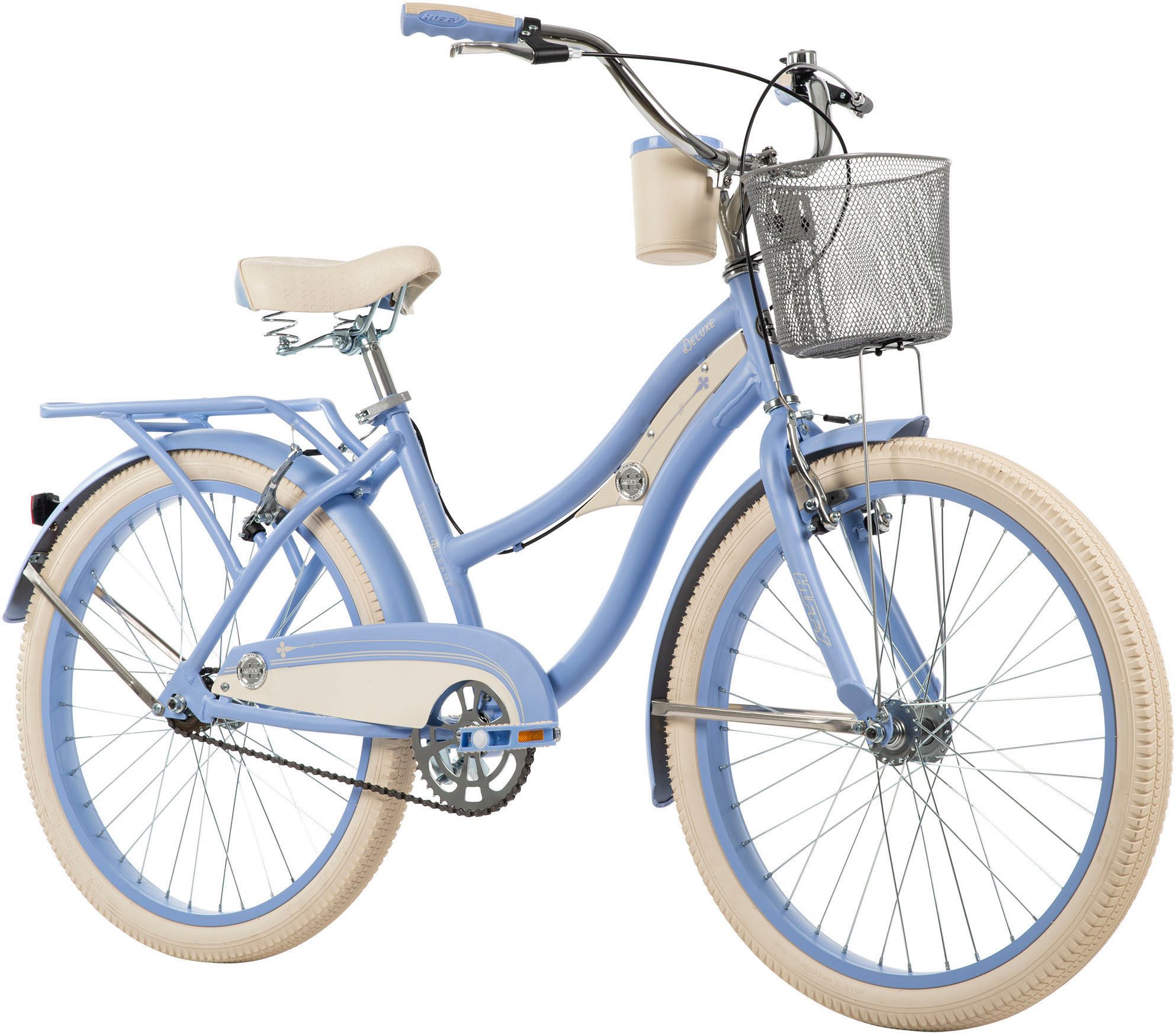 Huffy Youth Bicycle Deluxe 24-Inch Bicycle, Blue