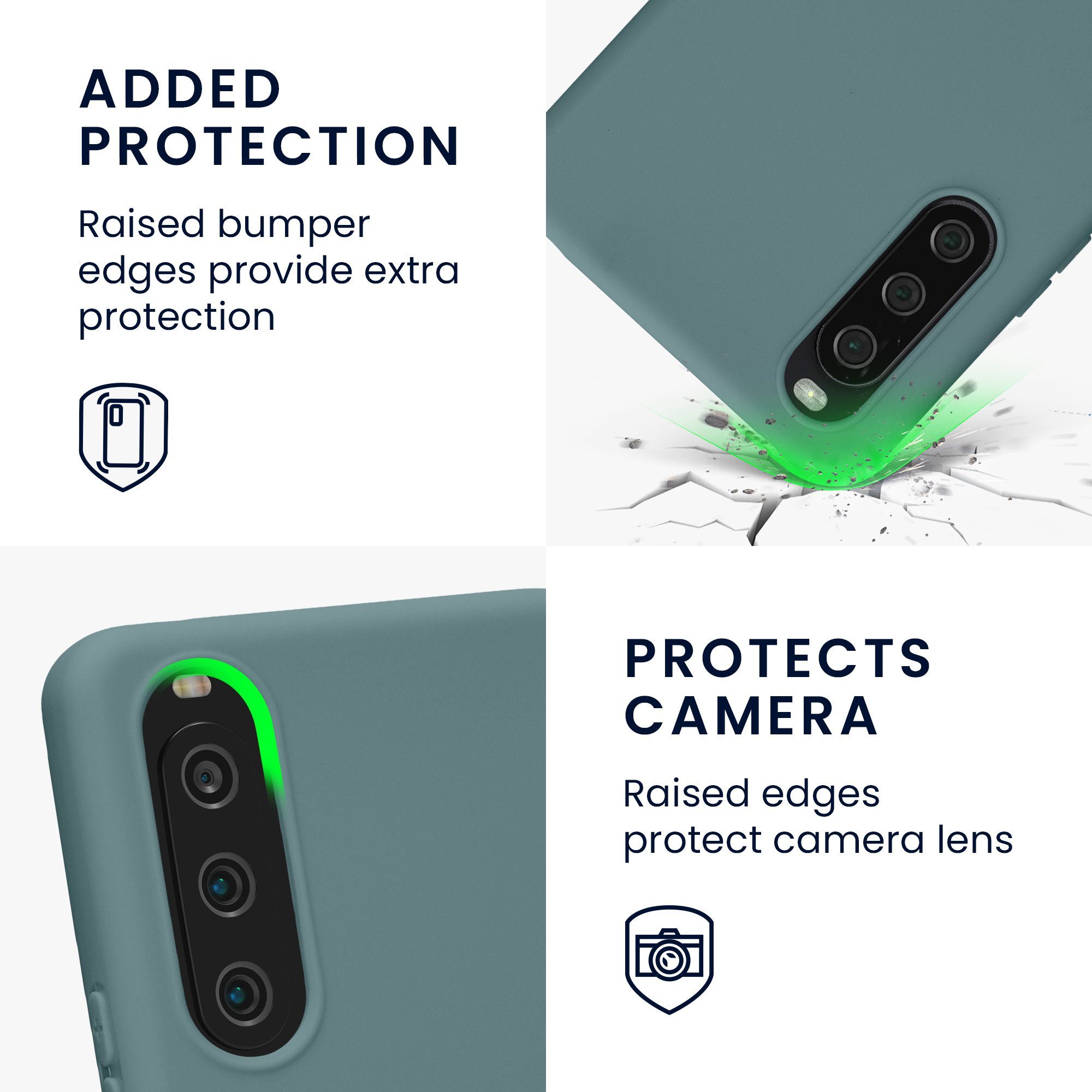 kwmobile Handyhülle Hülle für Sony Xperia 10 IV, Hülle Silikon - Soft Handyhülle - Handy Case Cover