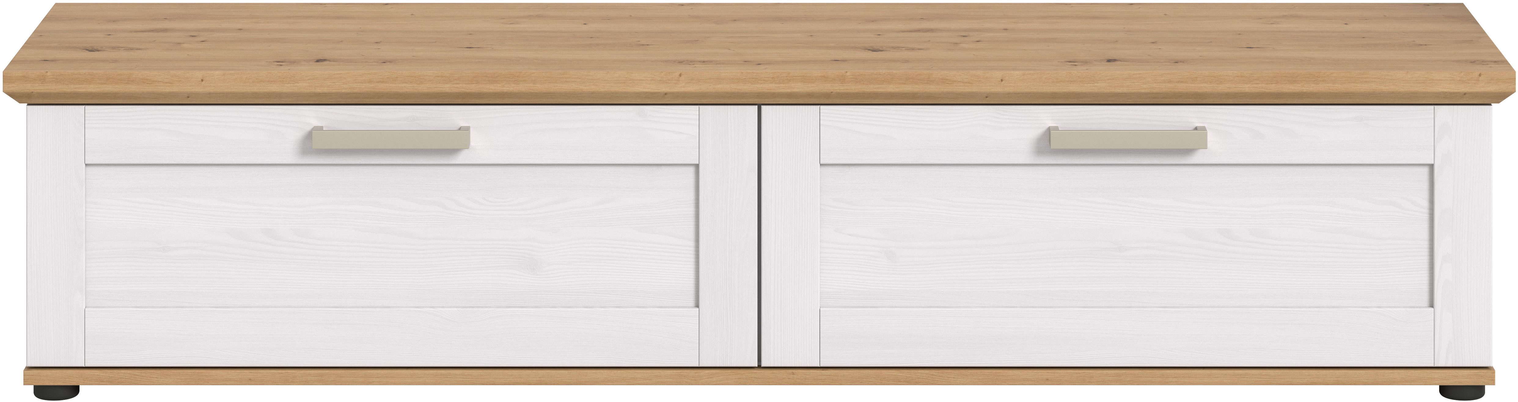 Home affaire Lowboard Cosenza, Cosenza Lowboard 164 cm, 2 Klappen, 2 Fächer, Wohnzimmer