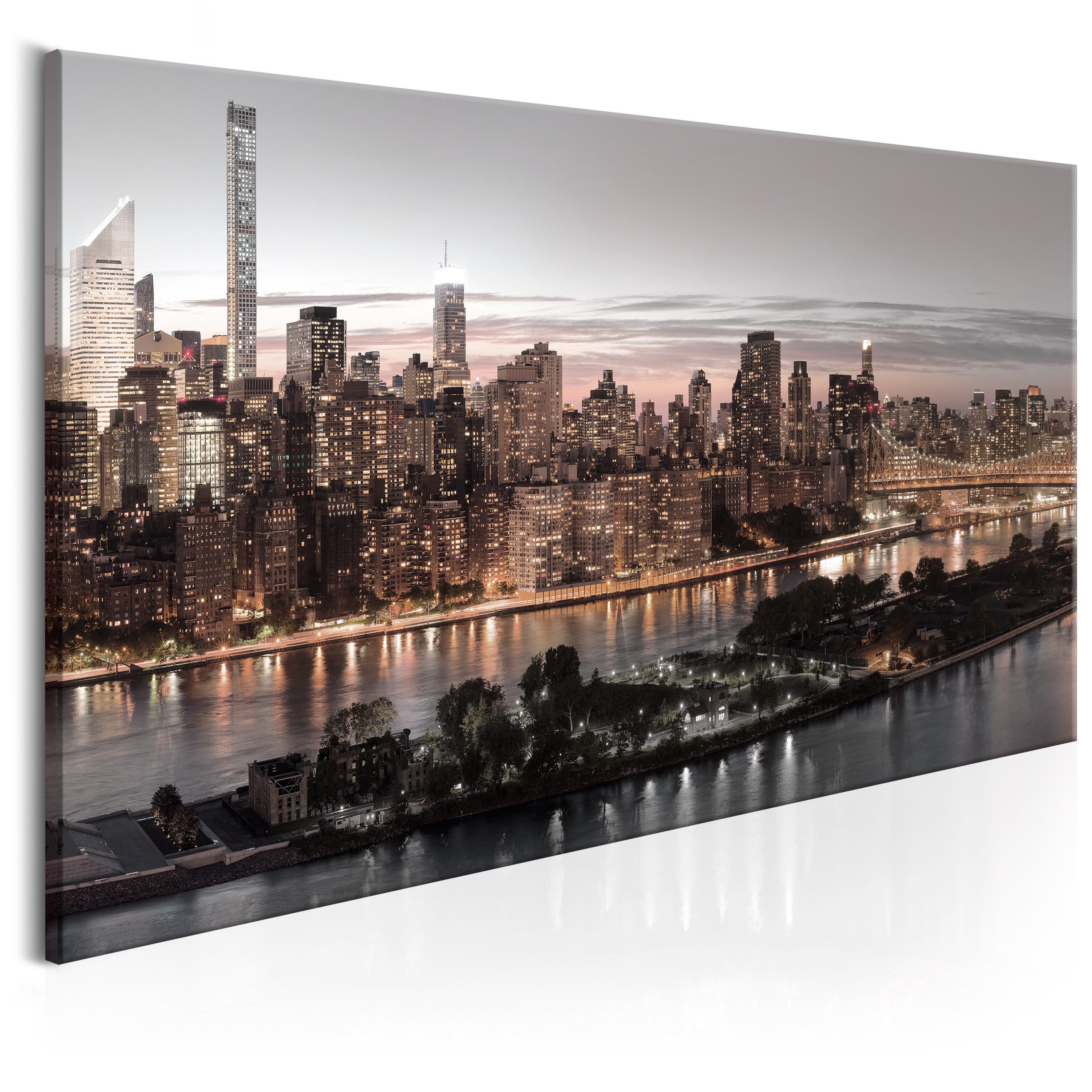 Artgeist Wandbild Manhattan at Twilight