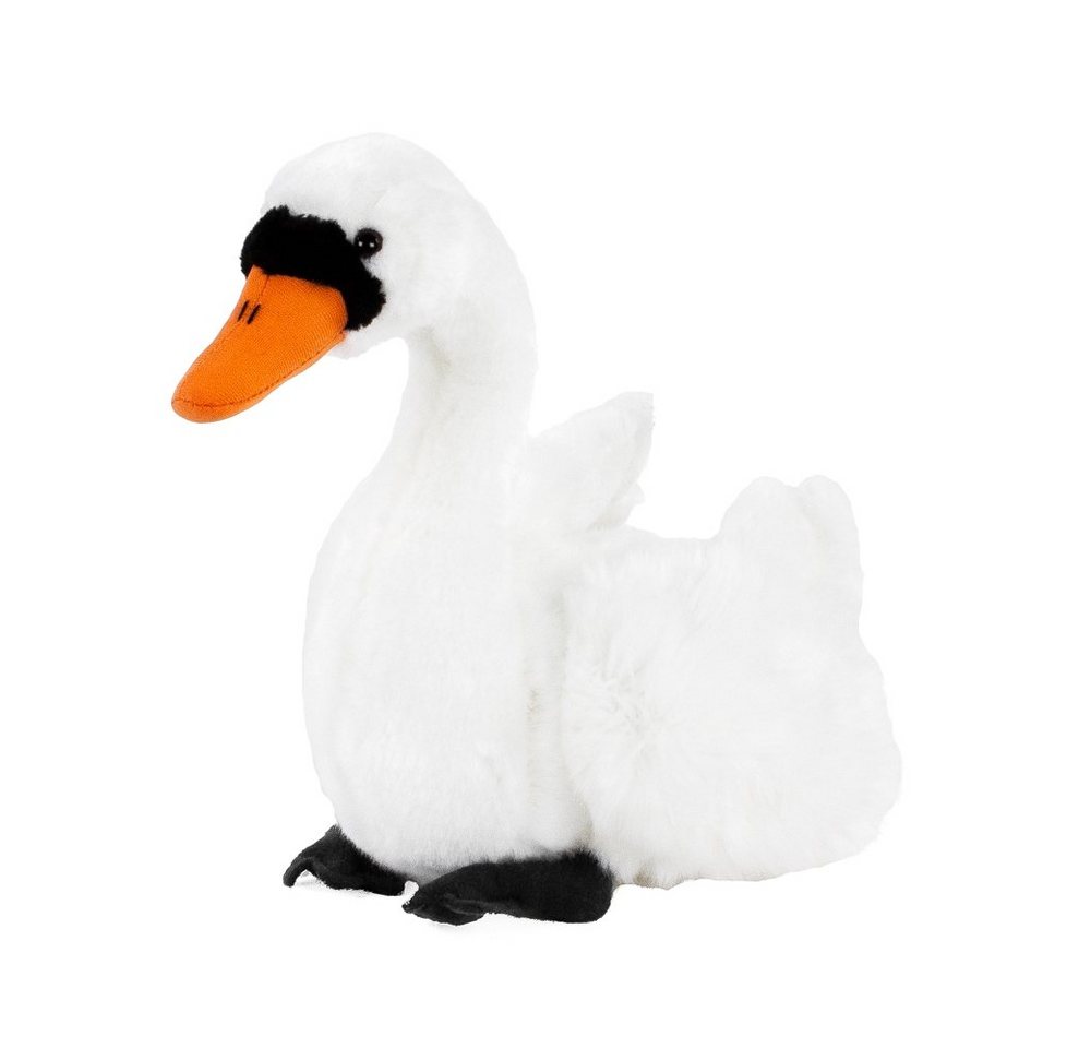 Teddys Rothenburg Kuscheltier Schwan klein 15 cm Kuscheltier Uni-Toys (Stoffschwan Plüschschwan, Stofftiere Schwäne Plüschtiere Spielzeug)