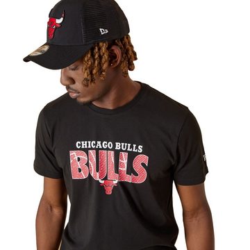 New Era Print-Shirt New Era NBA CHICAGO BULLS Wordmark Court Tee T-Shirt NEU/OVP