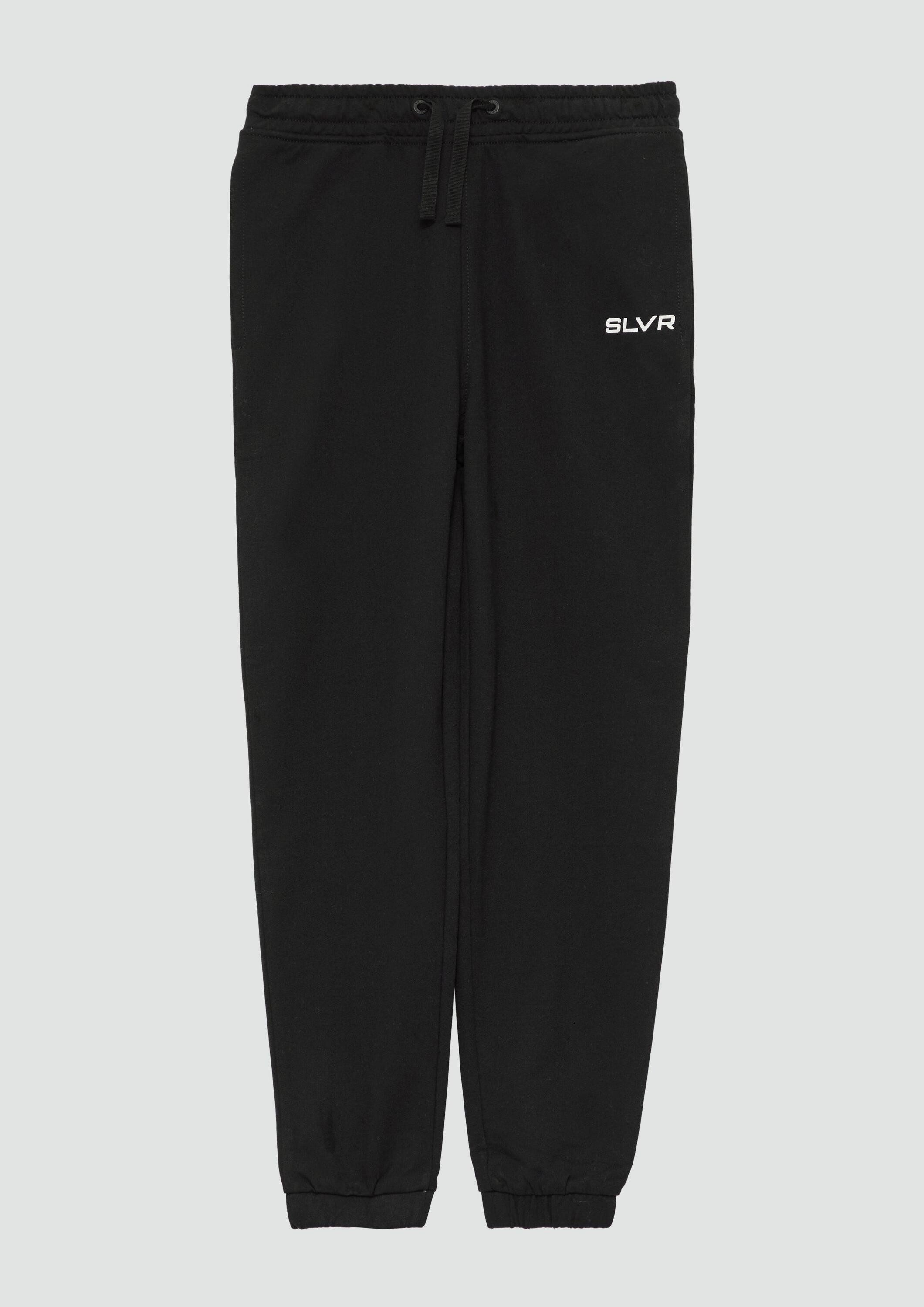 s.Oliver Jogginghose Leggings Unisex Jogginghose aus Sweat mit Print-Detail