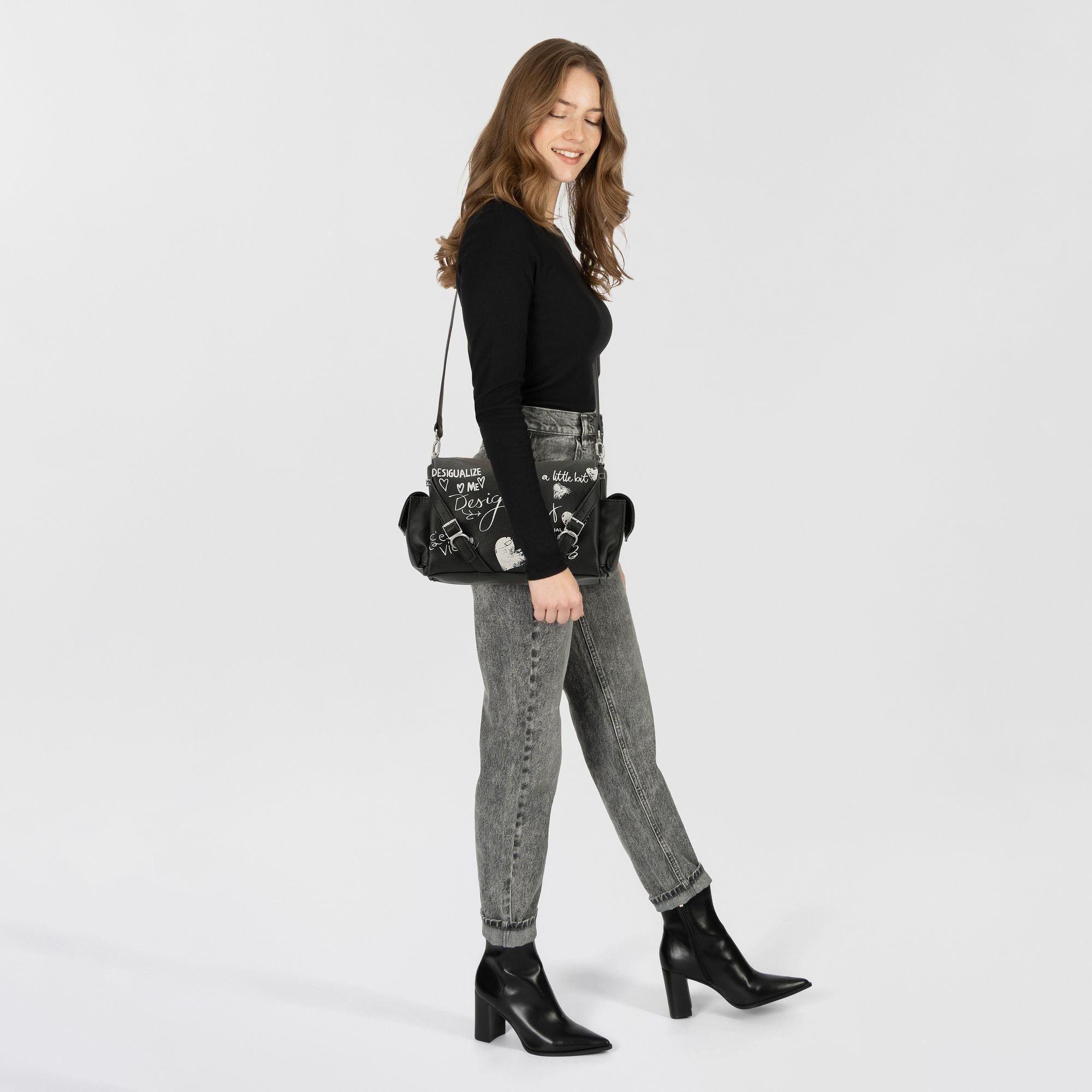 Desigual Schultertasche Seshat, Polyurethan günstig online kaufen