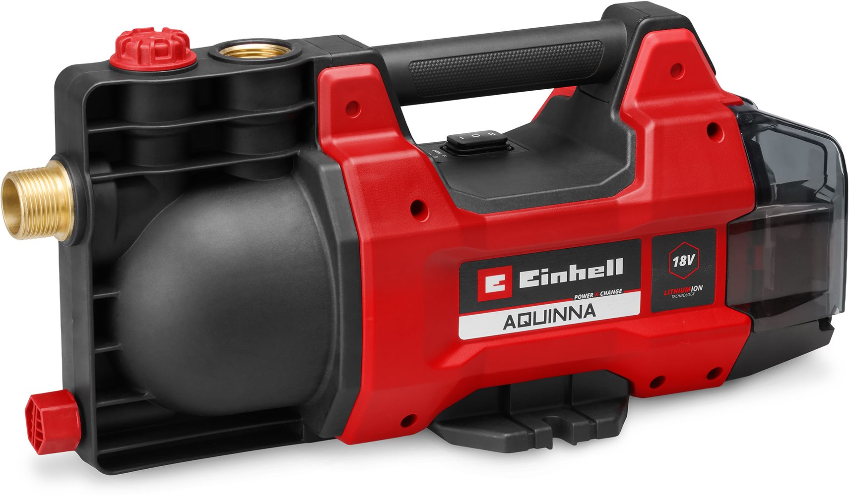 Einhell Akku-Gartenpumpe AQUINNA 18/28, mit Leistungsstufenschalter und Überlastschutz