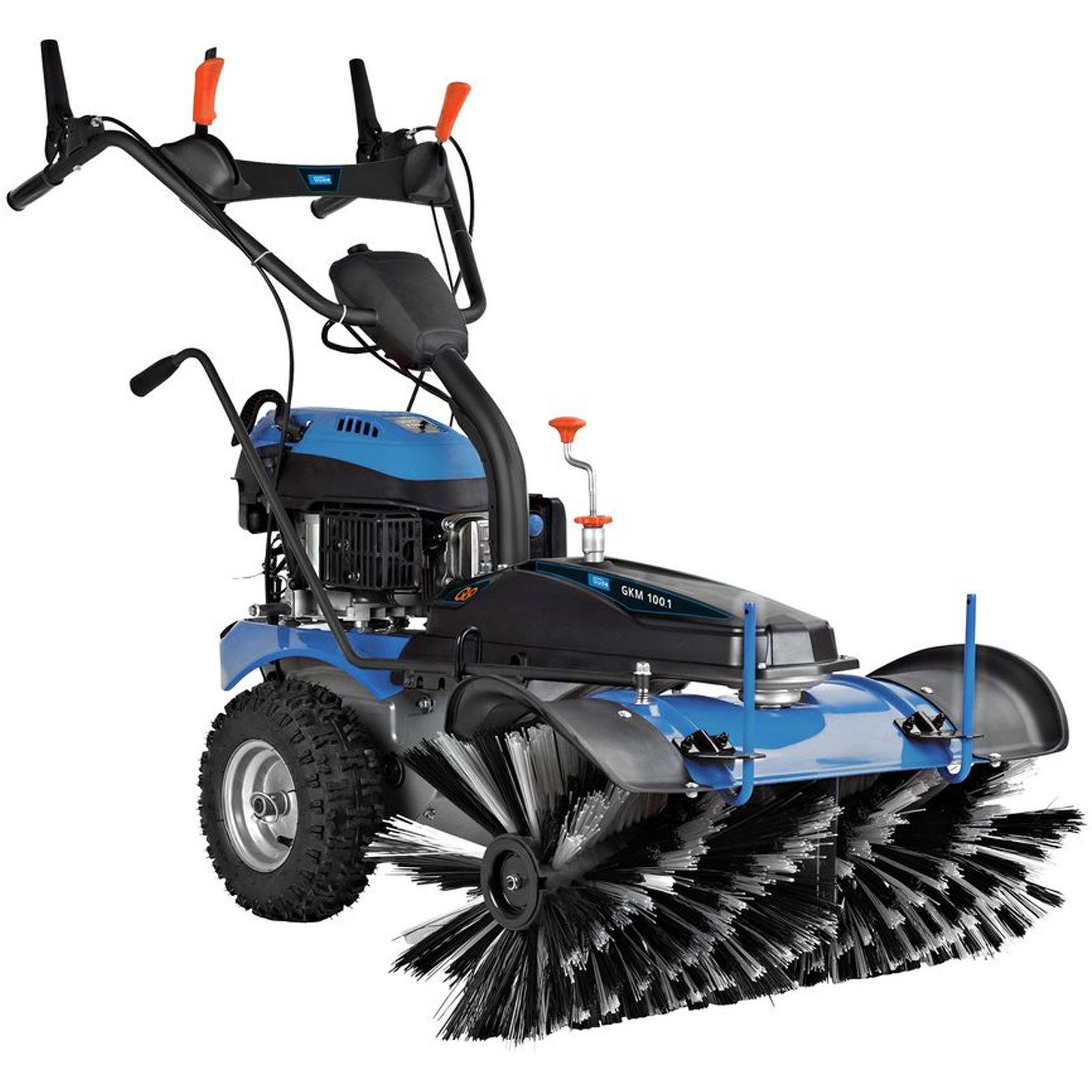 Güde Handkehrmaschine Güde Kehrmaschine Benzin GKM 100.1 1m Breite mit Besen, Schneeschild