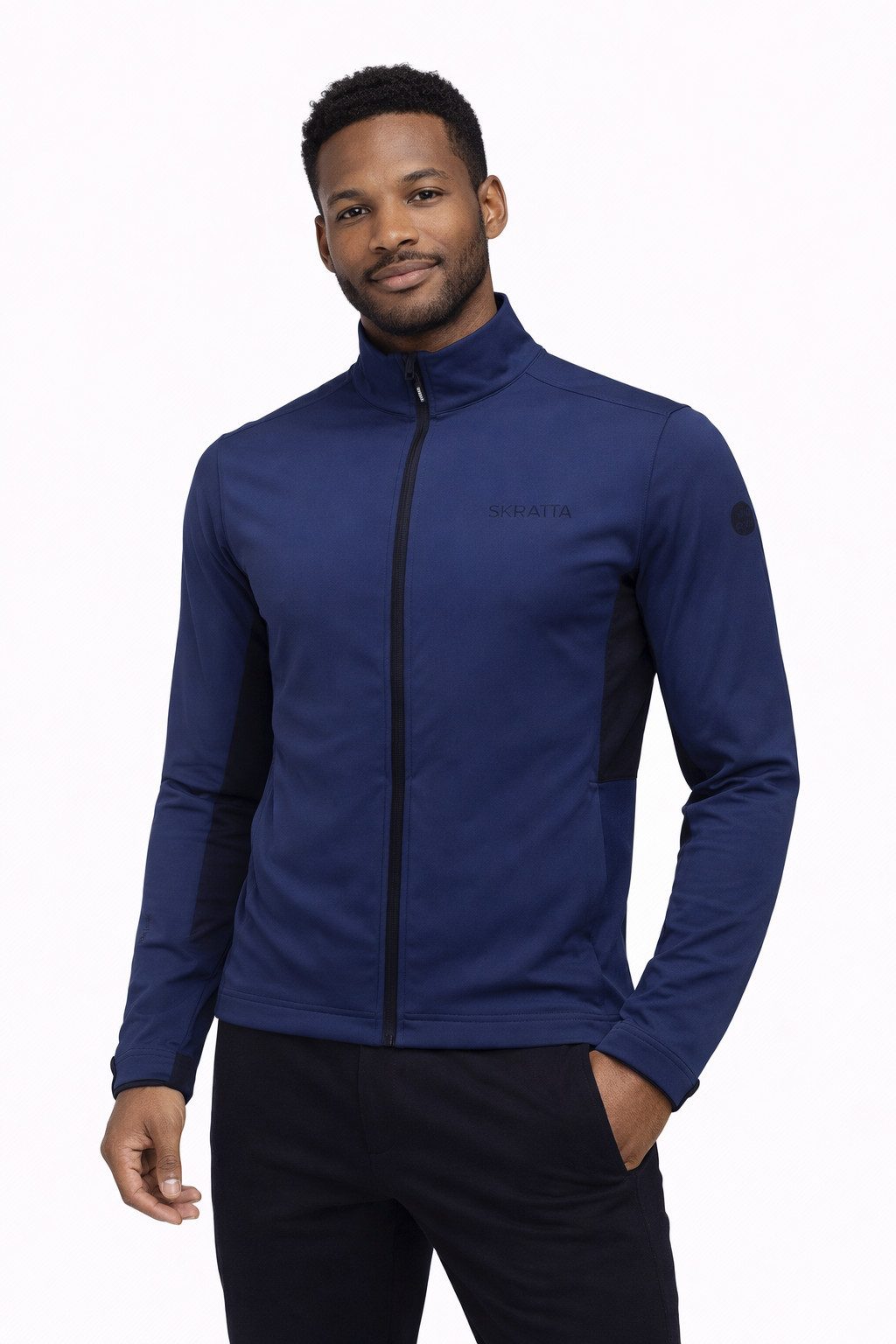 Fahrradjacke Hybrid Herren 4-Wege-Stretch Wanderjacke Oskar