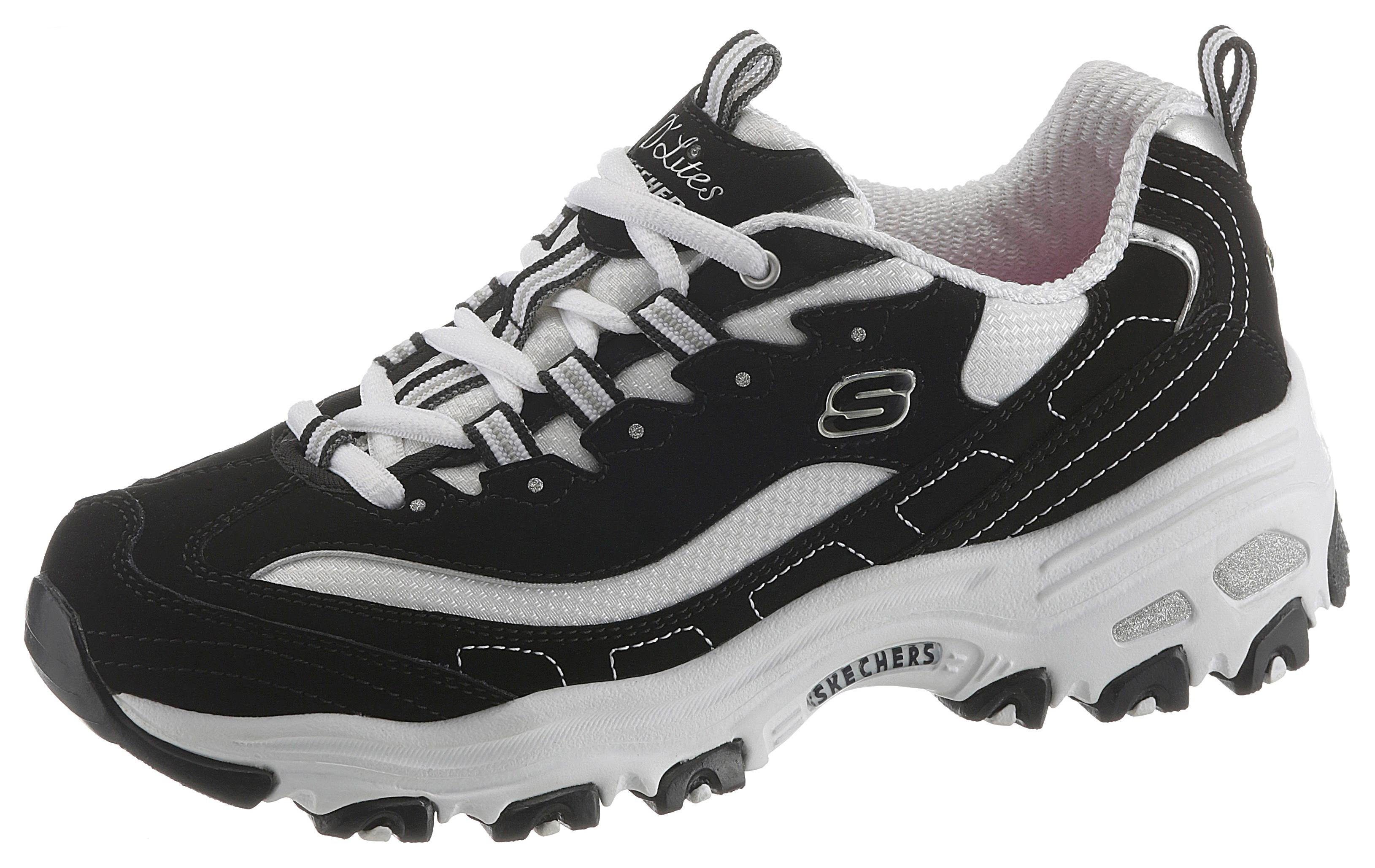 Skechers D´Lites - Biggest Fan Sneaker Freizeitschuh, Halbschuh, Schnürschu günstig online kaufen