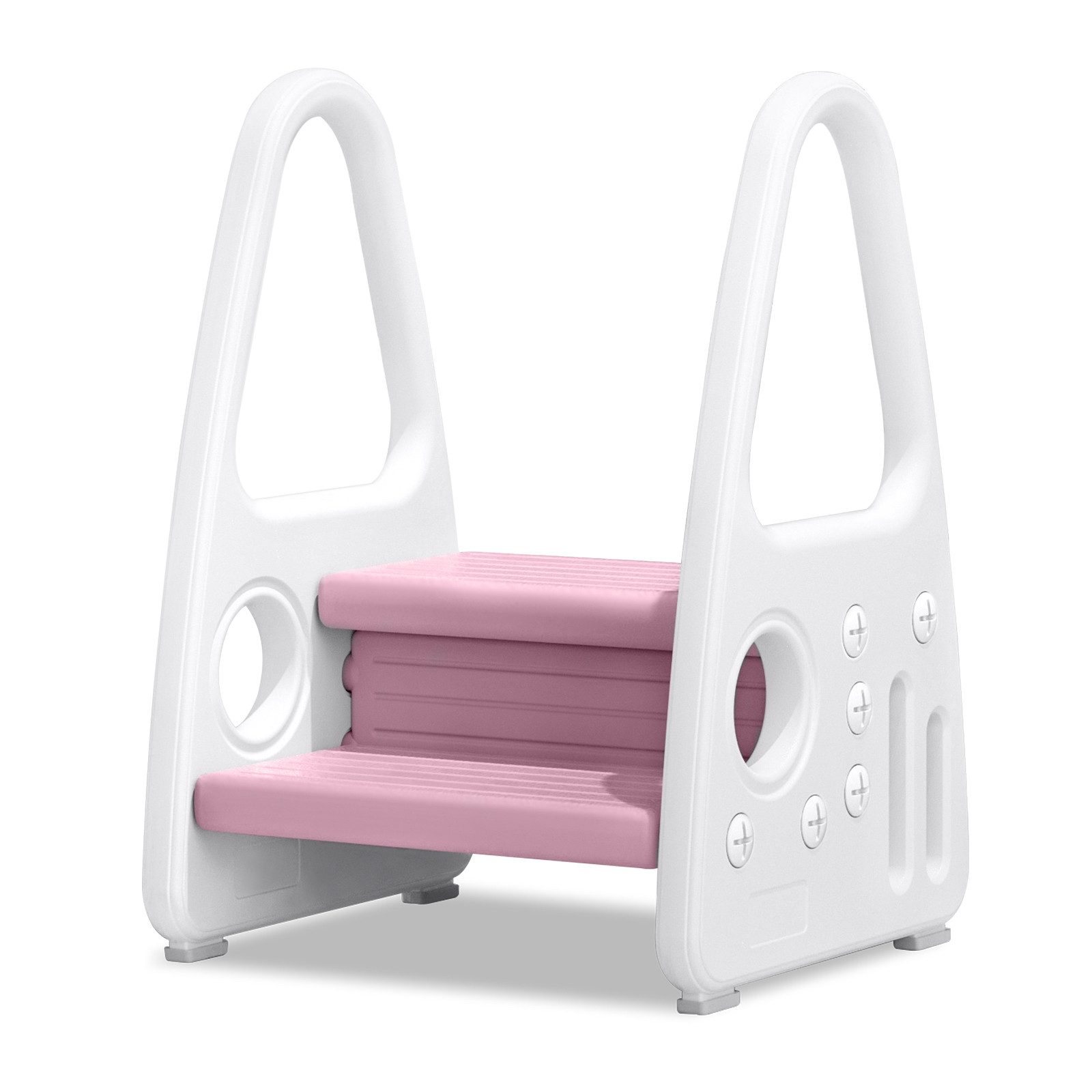FIVMEN Tritthocker Kinder, 2 Stufen Trittschemel, Anti-Rutsch-Funktion