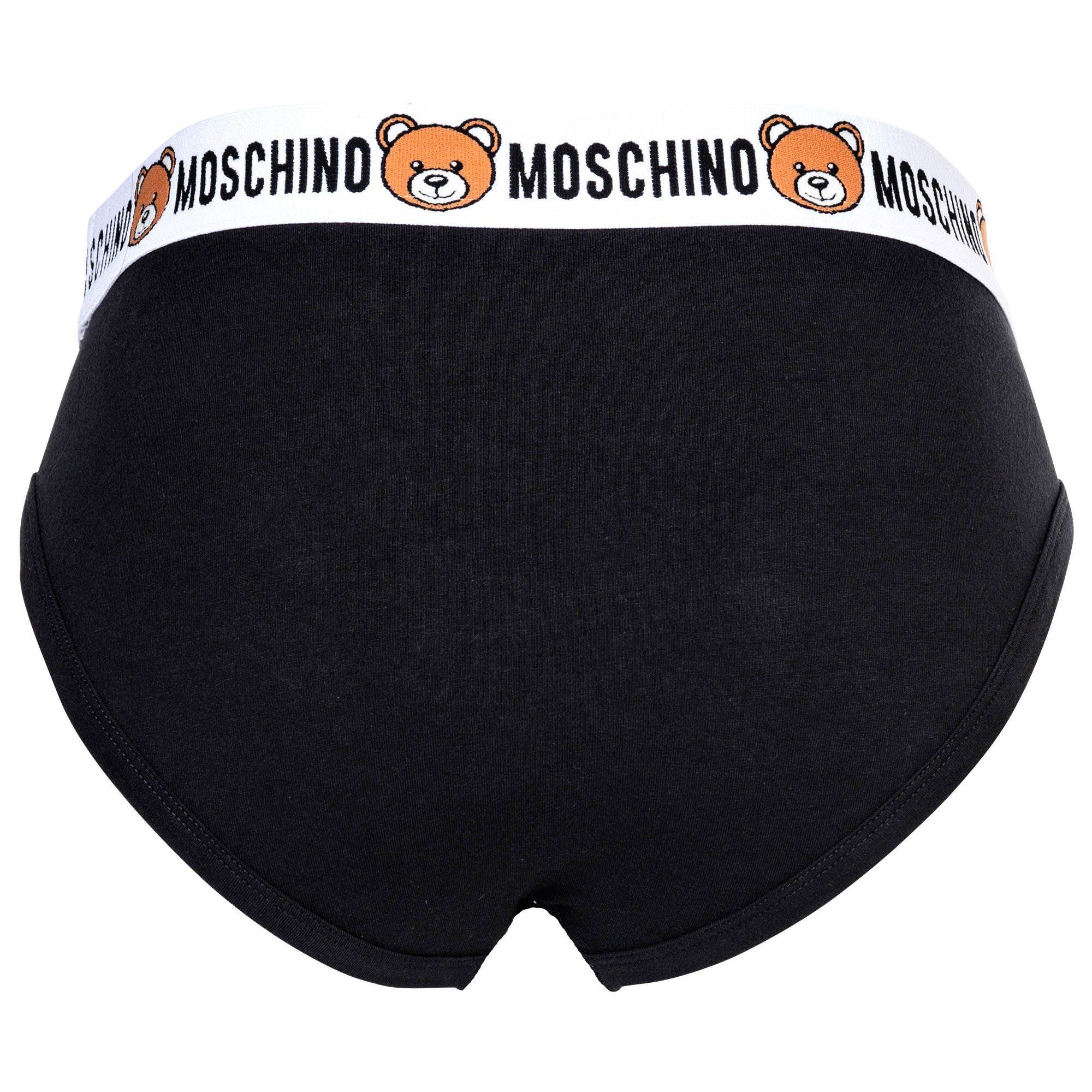 Moschino Slip Herren Slip 2er Pack Baumwolle (Packung, 2er Pack)