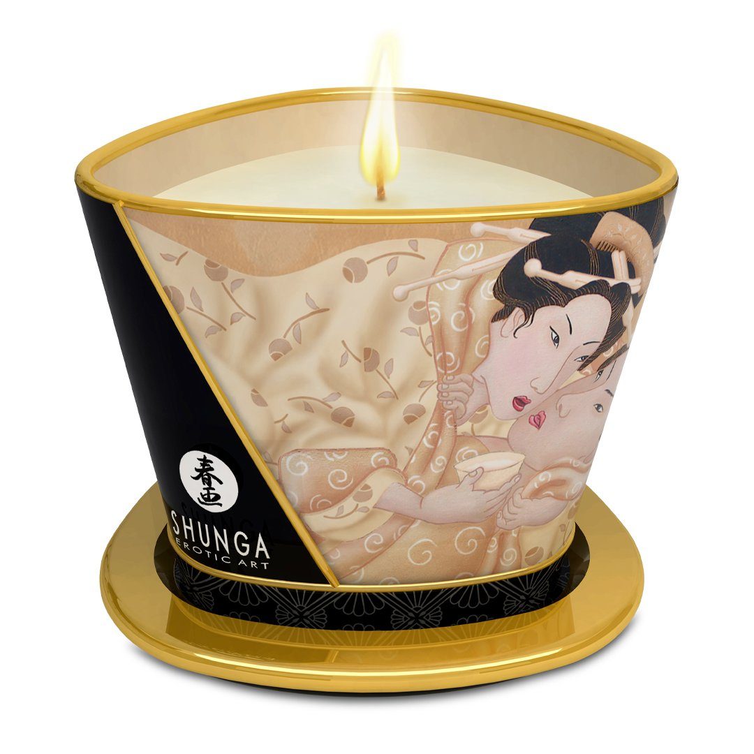 SHUNGA Massagekerze Shunga - Massage Candle Vanilla Fetish 170 ml, für ...