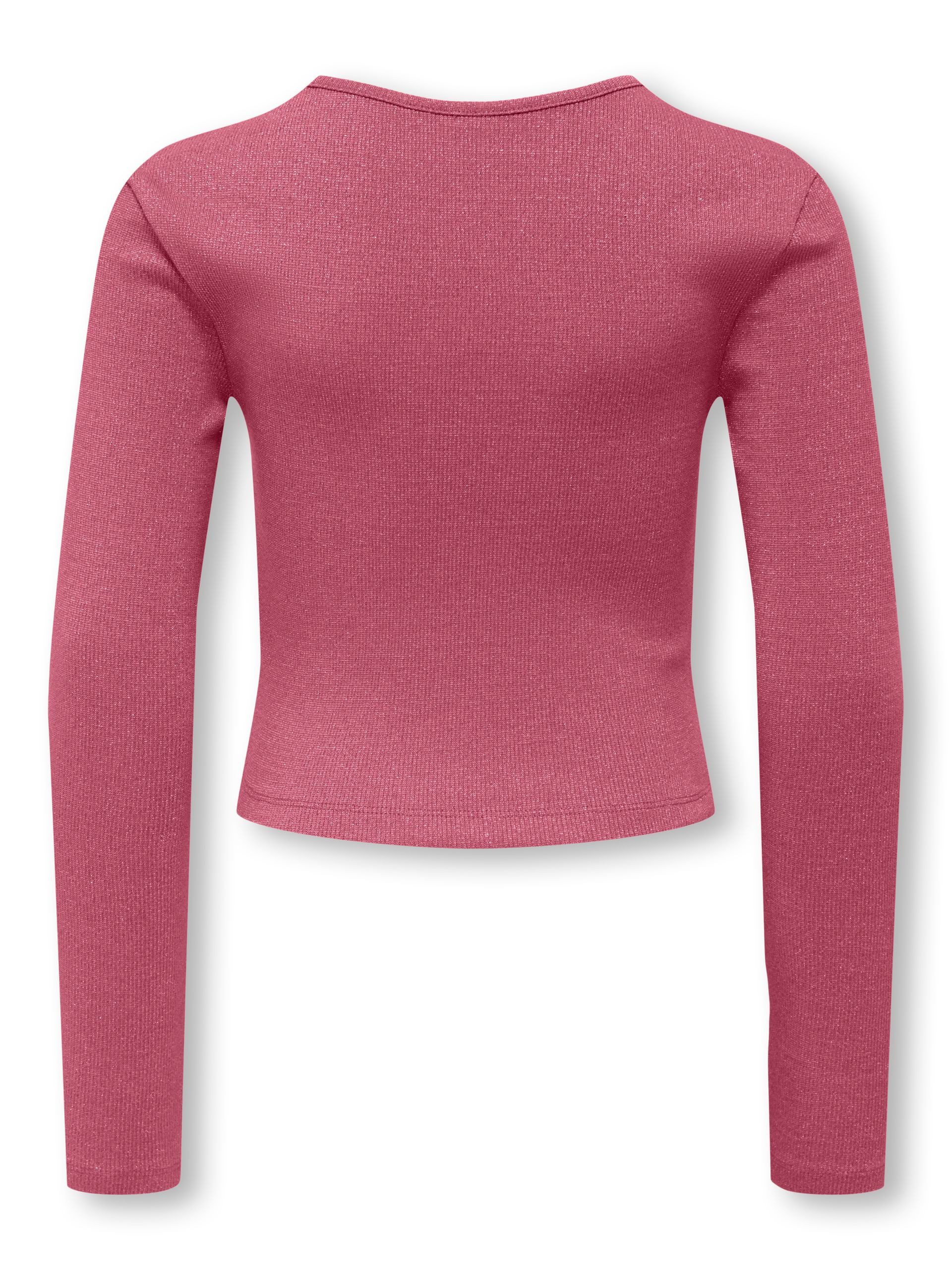 KIDS ONLY Langarmshirt KOGTRINNY LIFE LS GLITTER CUTOUT TOP JRS