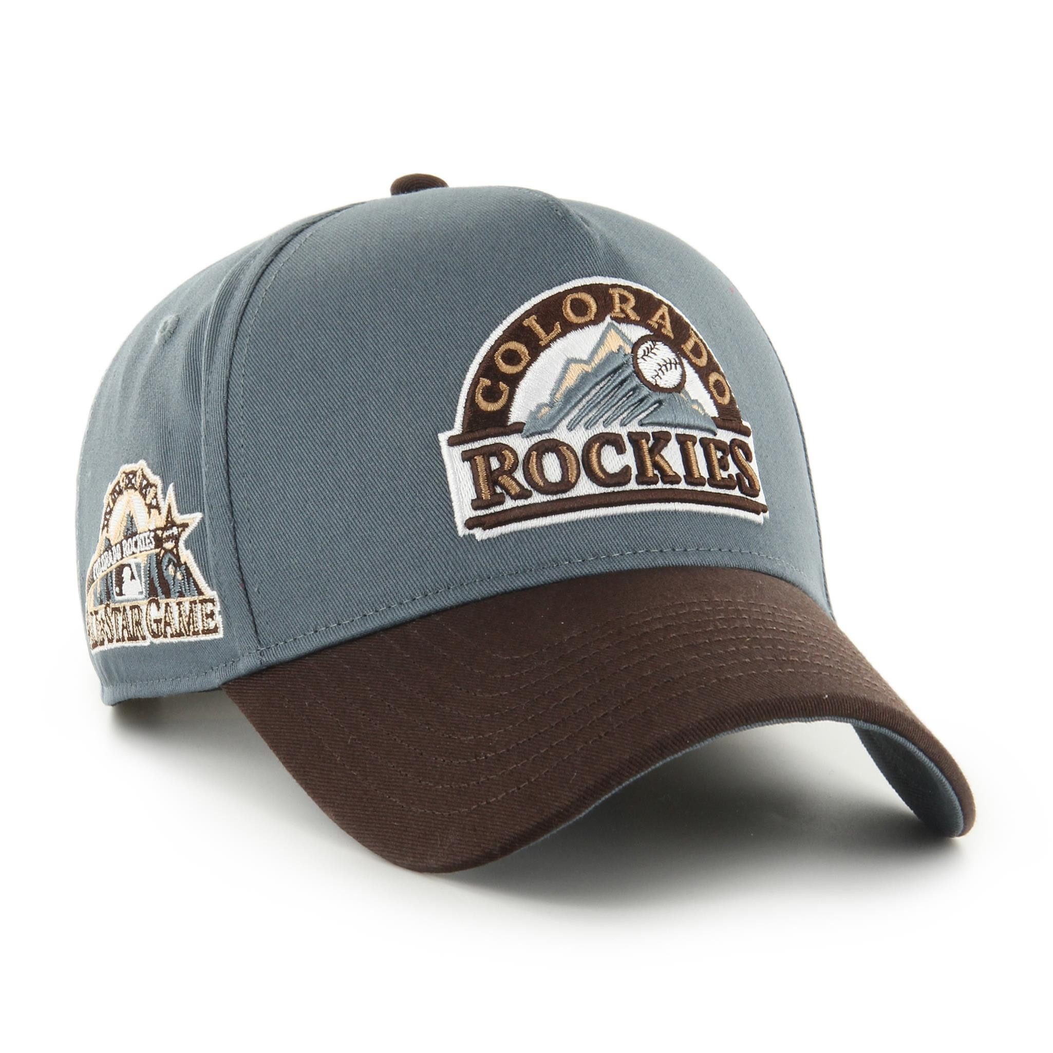 '47 Brand Baseball Cap '47 Brand Cap MLB Colorado Rockies Sure Shot TT Cotton MVP DT Basalt (Basecap, Basecap) Used-Look (Garment Wash)