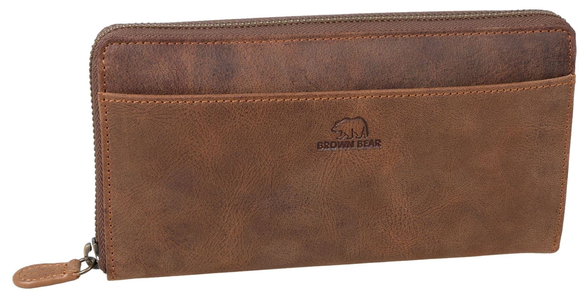 Brown Bear Geldb rse Modell Conny lange Damenb rse mit RFID