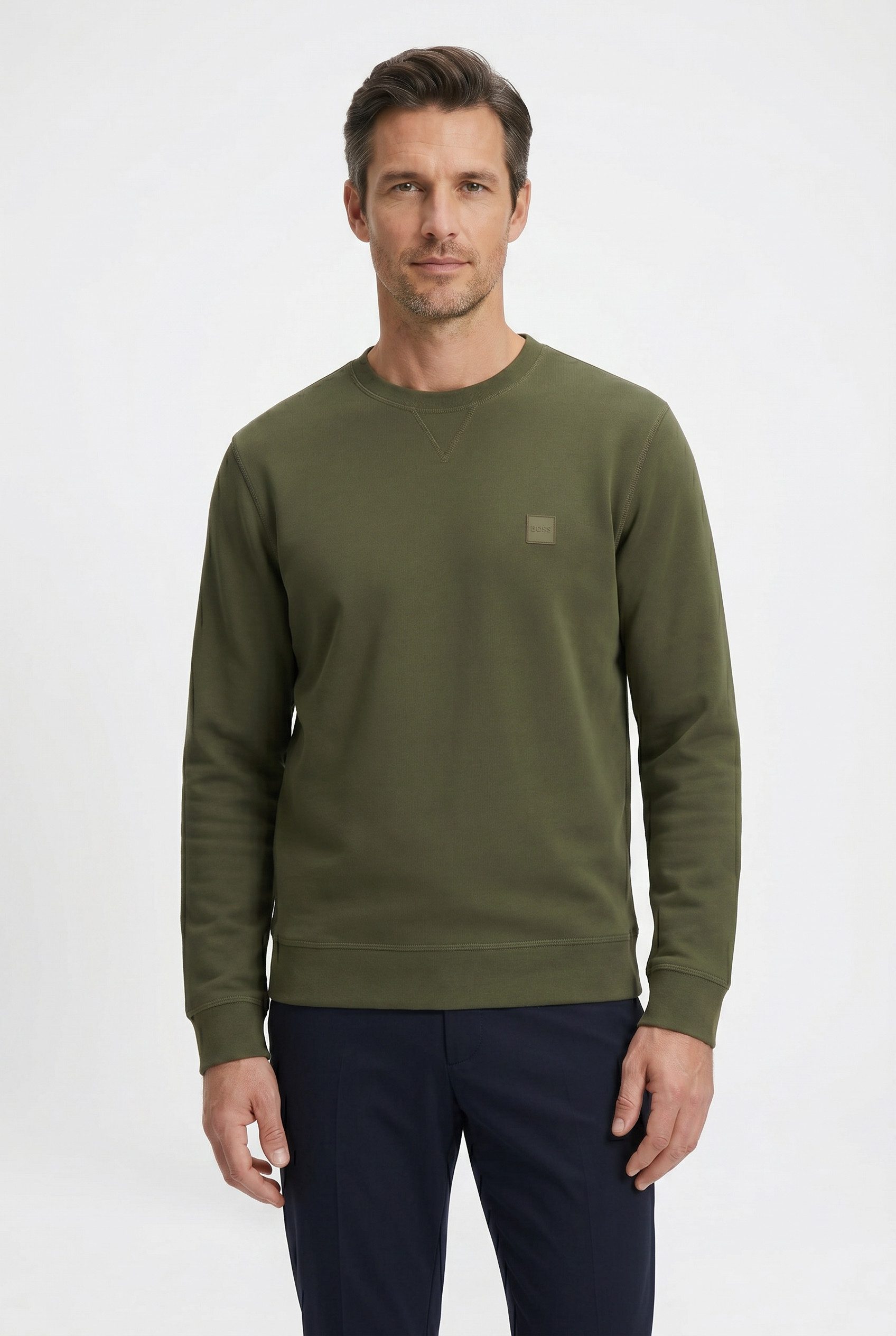 BOSS ORANGE Sweatshirt Westart mit BOSS Logopatch
