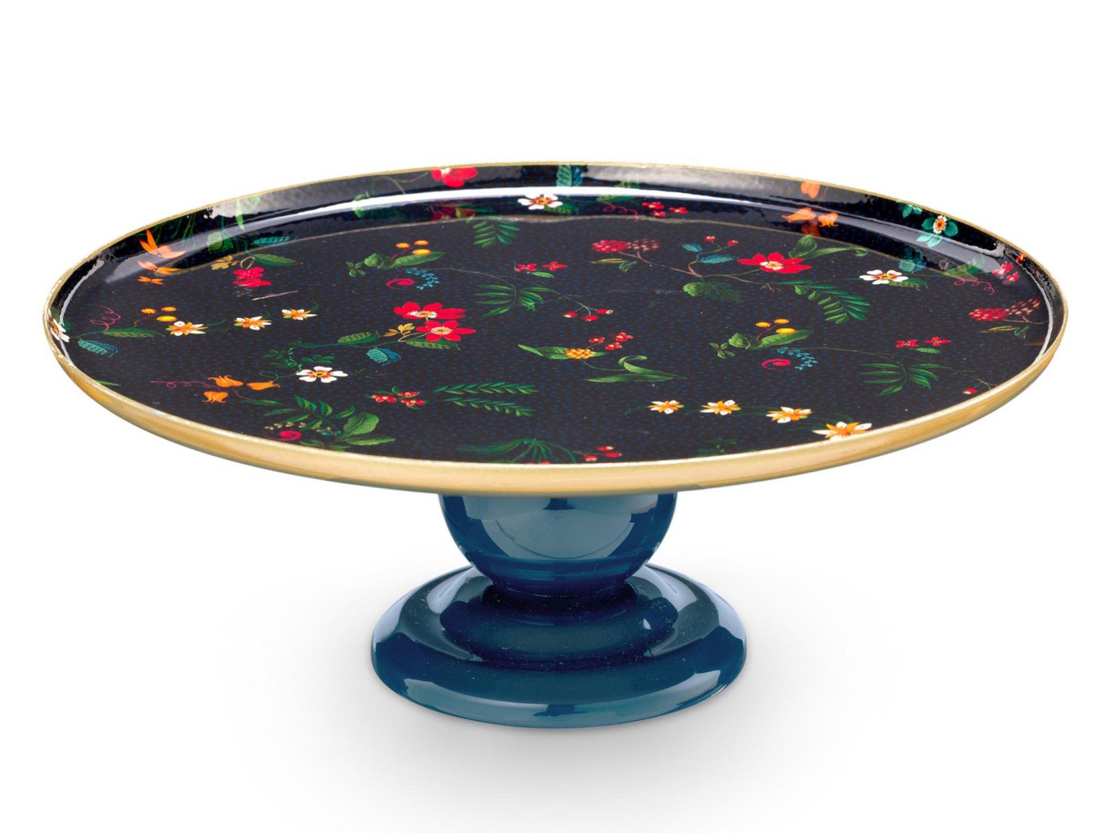 PiP Studio Tablett Berry Blues Tablett blau 24x9cm, Eisen