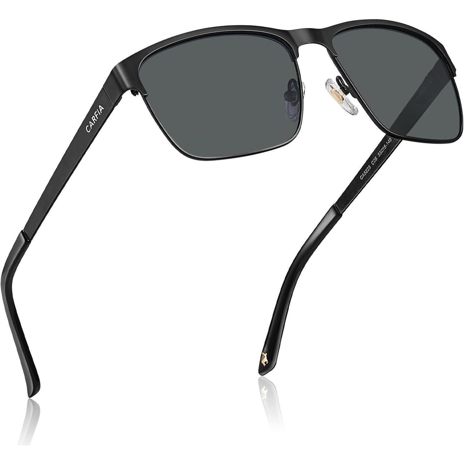 LuxusKollektion Pilotenbrille Sonnenbrille Herren Schwarz Gestell grau Linse Nicht Polarisiert