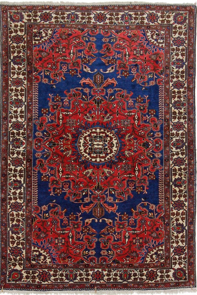 Orientteppich Hamadan Tafresch Antik 139x195 Handgeknüpfter Orientteppich, Nain Trading, rechteckig, Höhe: 5 mm