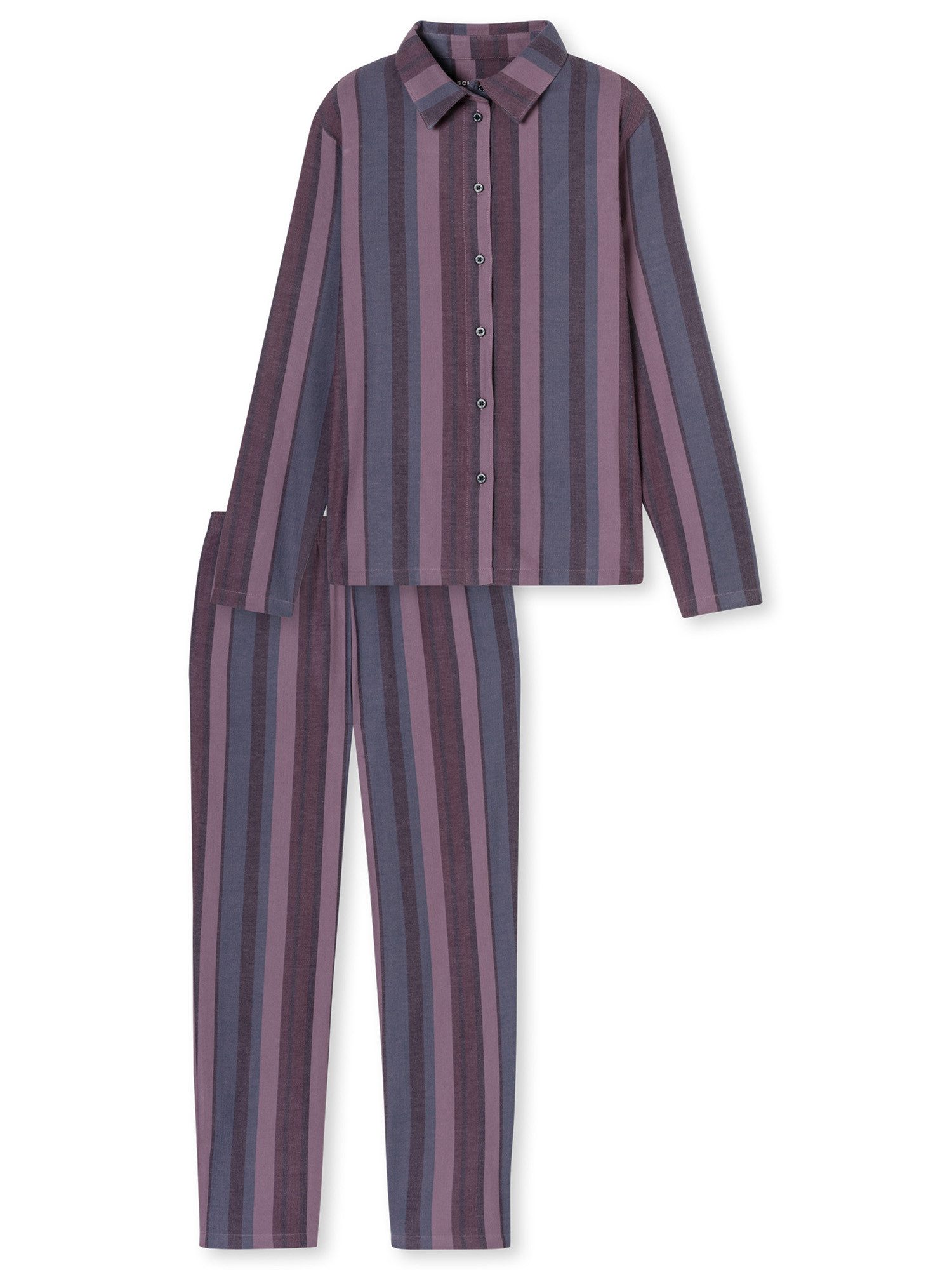 Schiesser Pyjama Modern Nightwear (2 tlg) schlafanzug schlafmode bequem günstig online kaufen