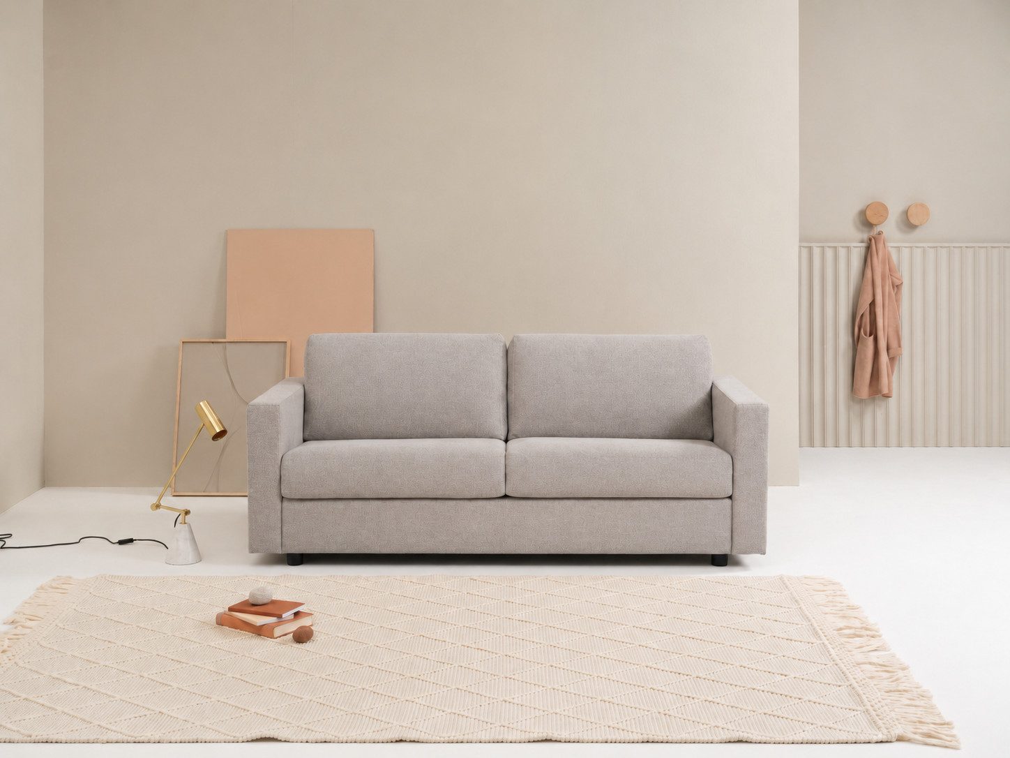 OTTO home Schlafsofa Jorren, Schlaf-Couch, Liegefl. 140 oder 160x200 cm, Bettfunktion, mit Bonel- oder Taschenfederkern, FSC®-zertifiziert