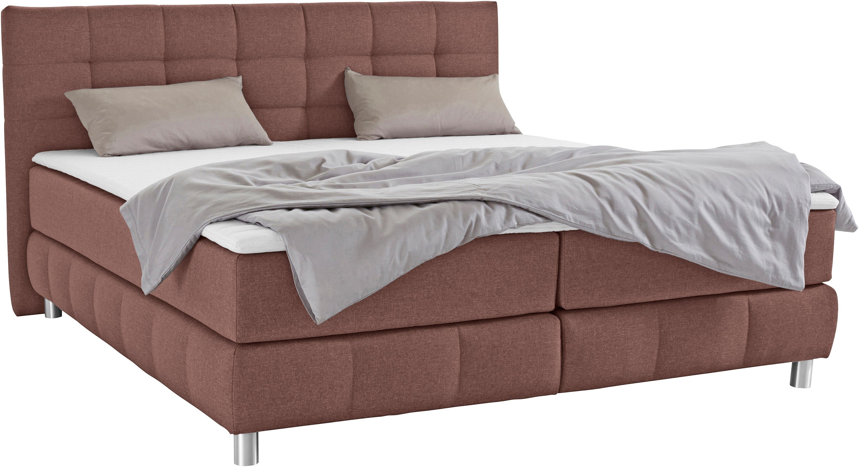 andas Boxspringbett Salo, incl. Topper, 6 günstig online kaufen