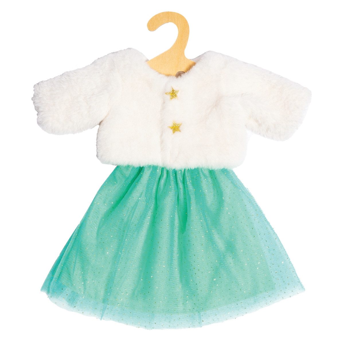Heless Puppenkleidung Plüschjacke Yuki mit Tüllrock Größe 35-45cm