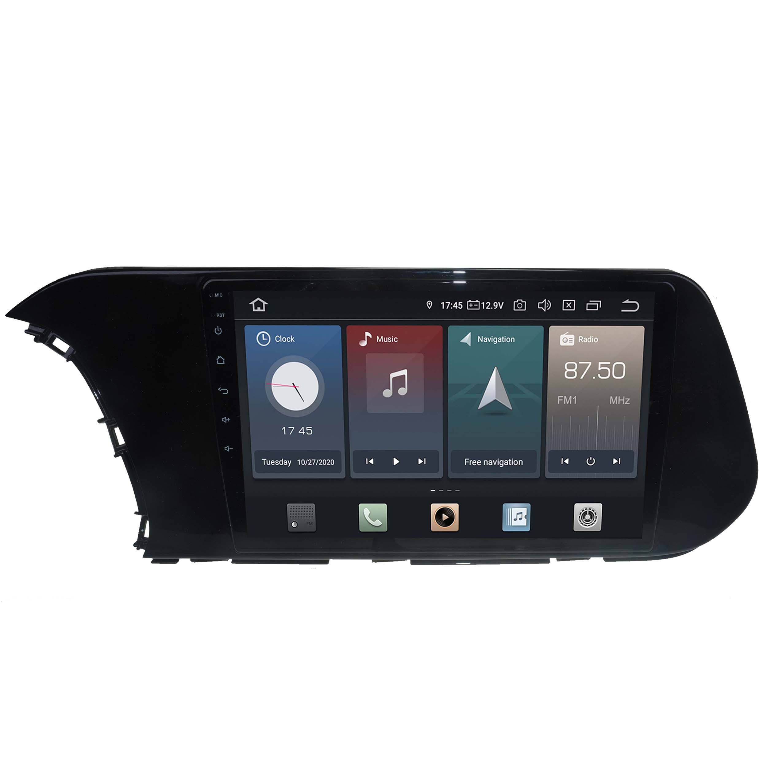 TAFFIO Für Hyundai i20 10" Touchscreen Android Autoradio GPS Navi CarPlay Einbau-Navigationsgerät