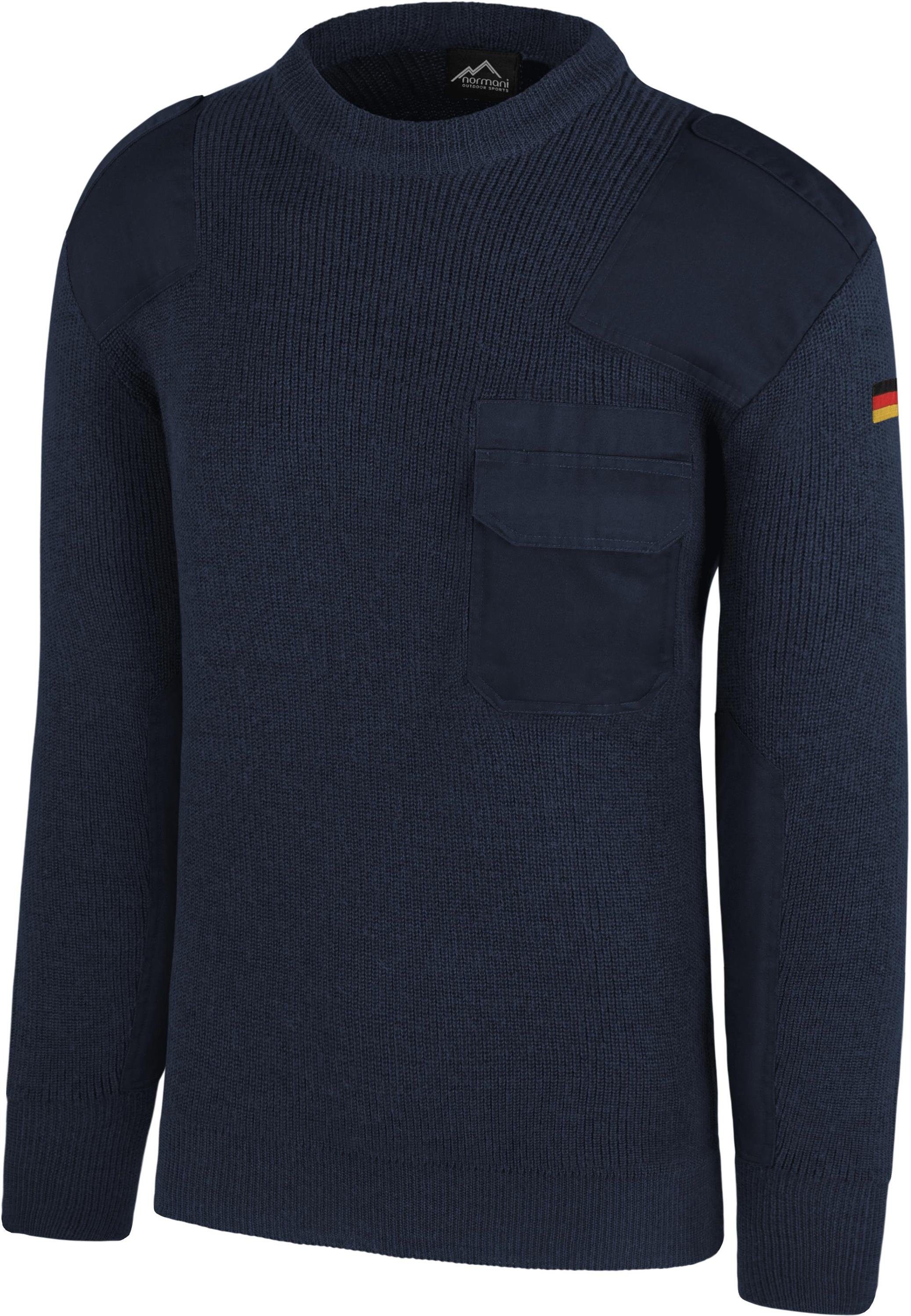 normani Strickpullover Herren BW-Pullover mit Schurwolle günstig online kaufen