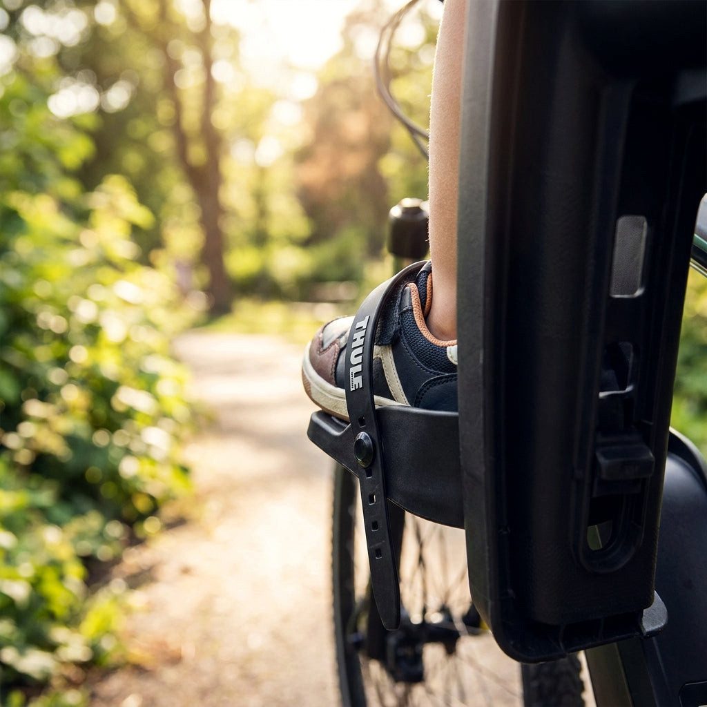 Thule Fahrradkindersitz Fußablage links + rechts Thule RideAlong Lite, schwarz