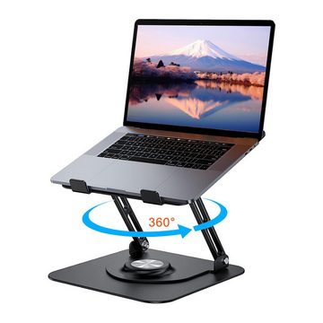 Welikera Laptoptisch Laptop-Ständer, 360° drehbar klappbar kühlend stabil