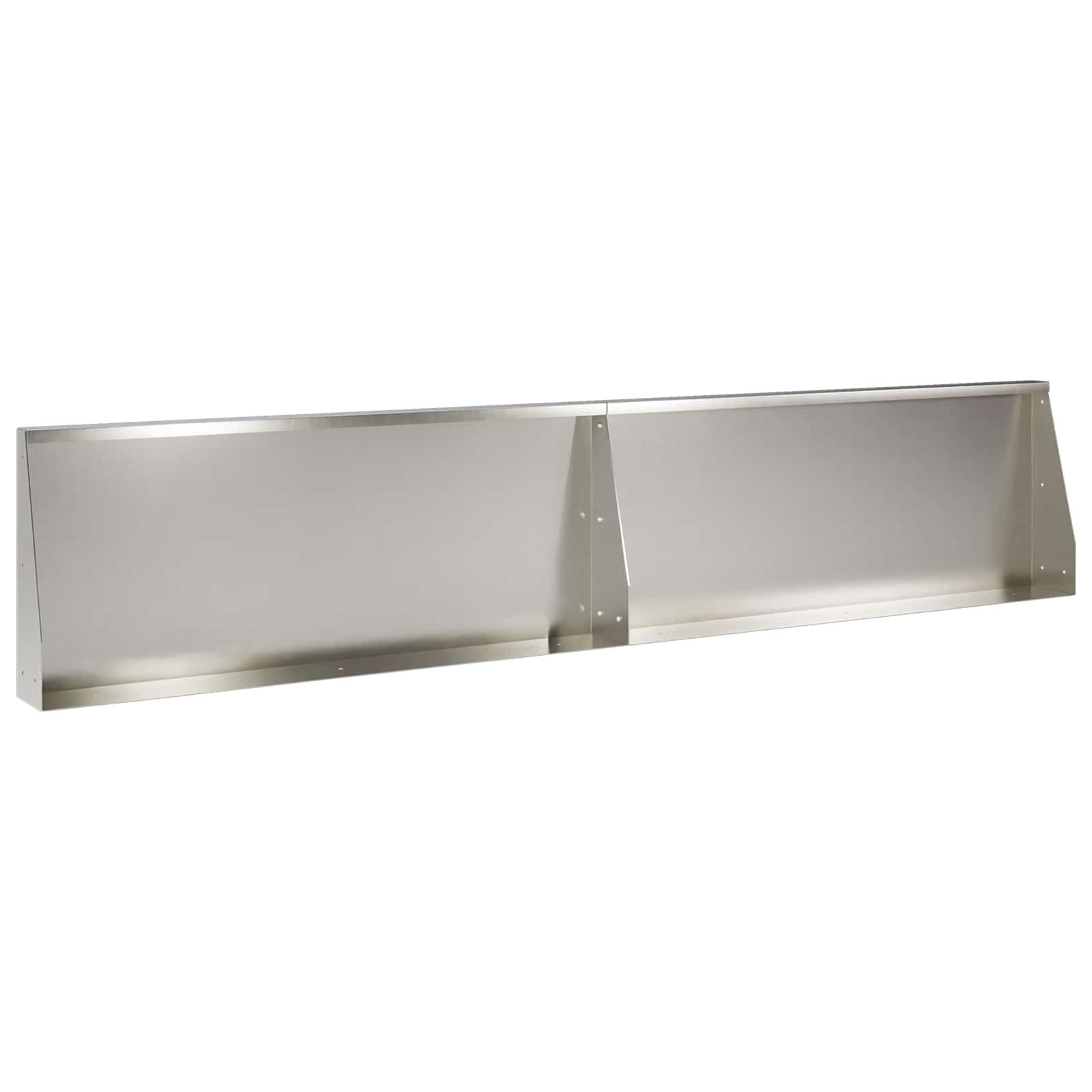 vidaXL Beetumrandung Stützmauer 2 stk. 100 x 12 x 40 cm Edelstahl Silber