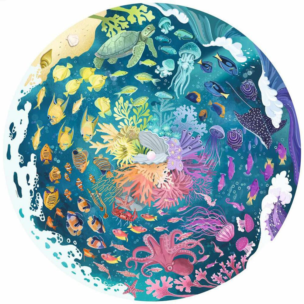 Ravensburger Puzzle Circle of Colors - Ocean & Submarine, 500 Puzzleteile